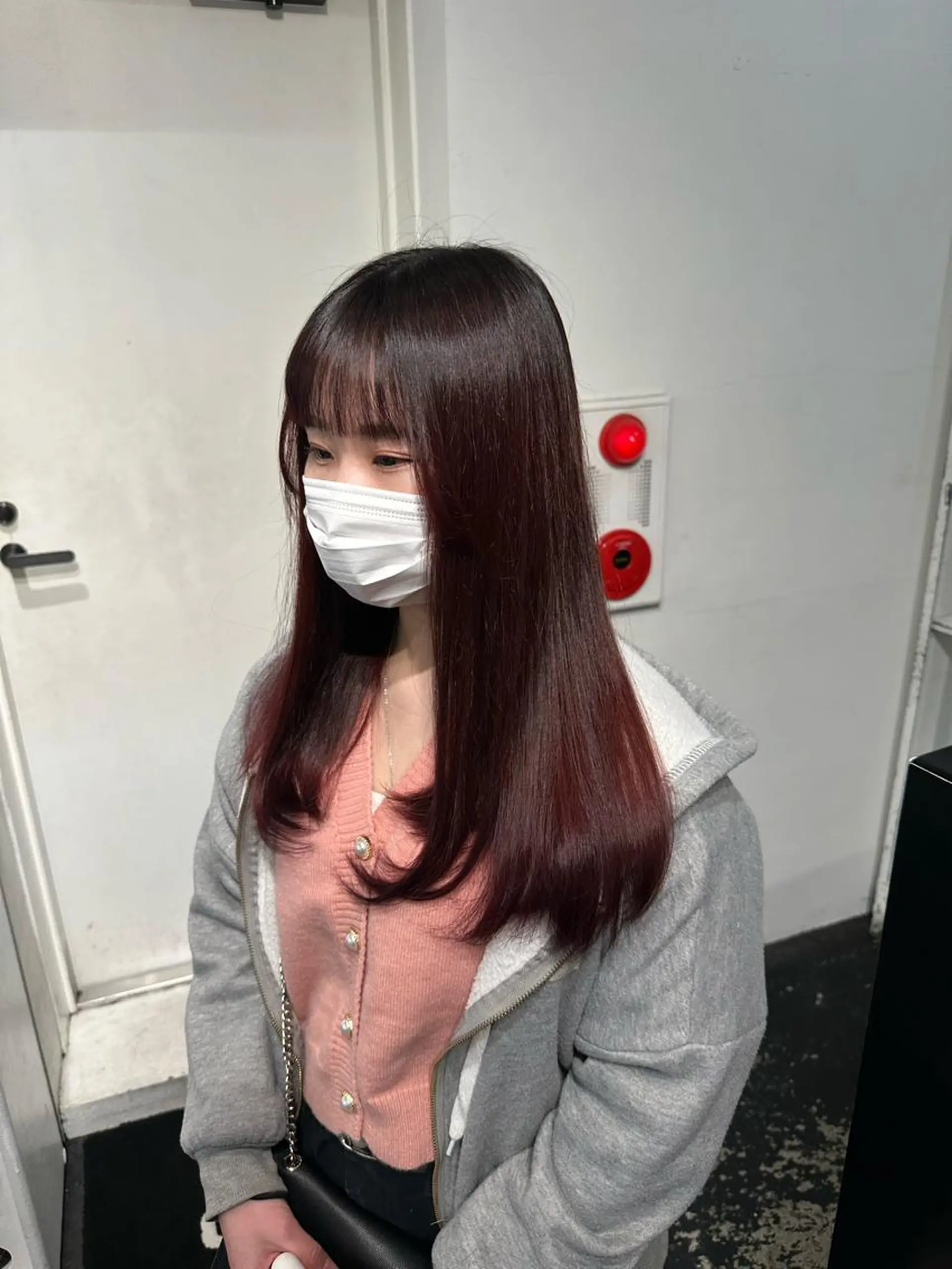 ロング カラー ヘアカラー トリートメント 🎀ツヤ髪韓国ヘア ミカ🎀のヘアスタイル