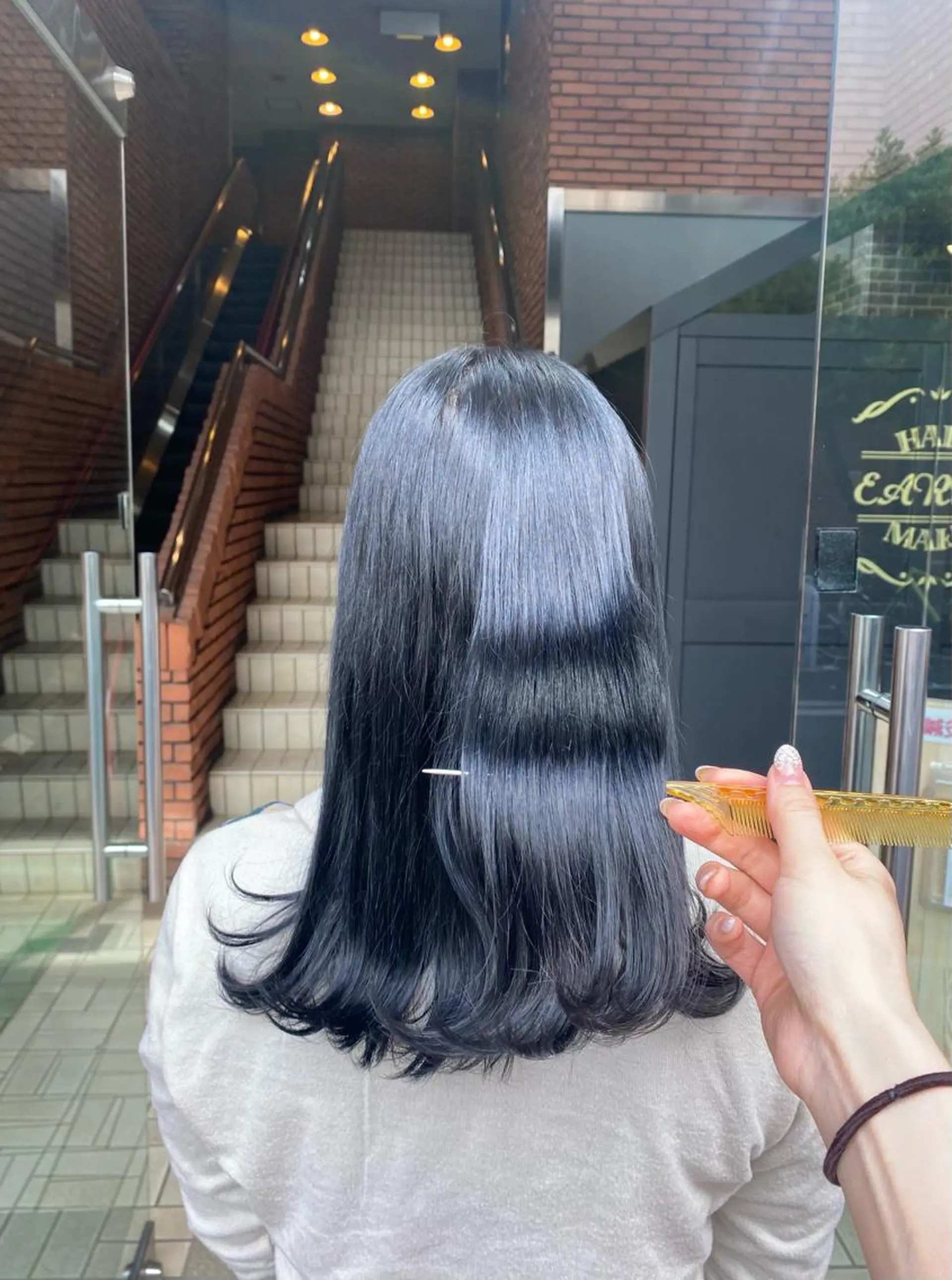 セミロング 韓国風ヘア カット ヘアカラー トリートメント motel所属・モデルや芸能人も通う ✨マンツーマンサロンのヘアスタイル