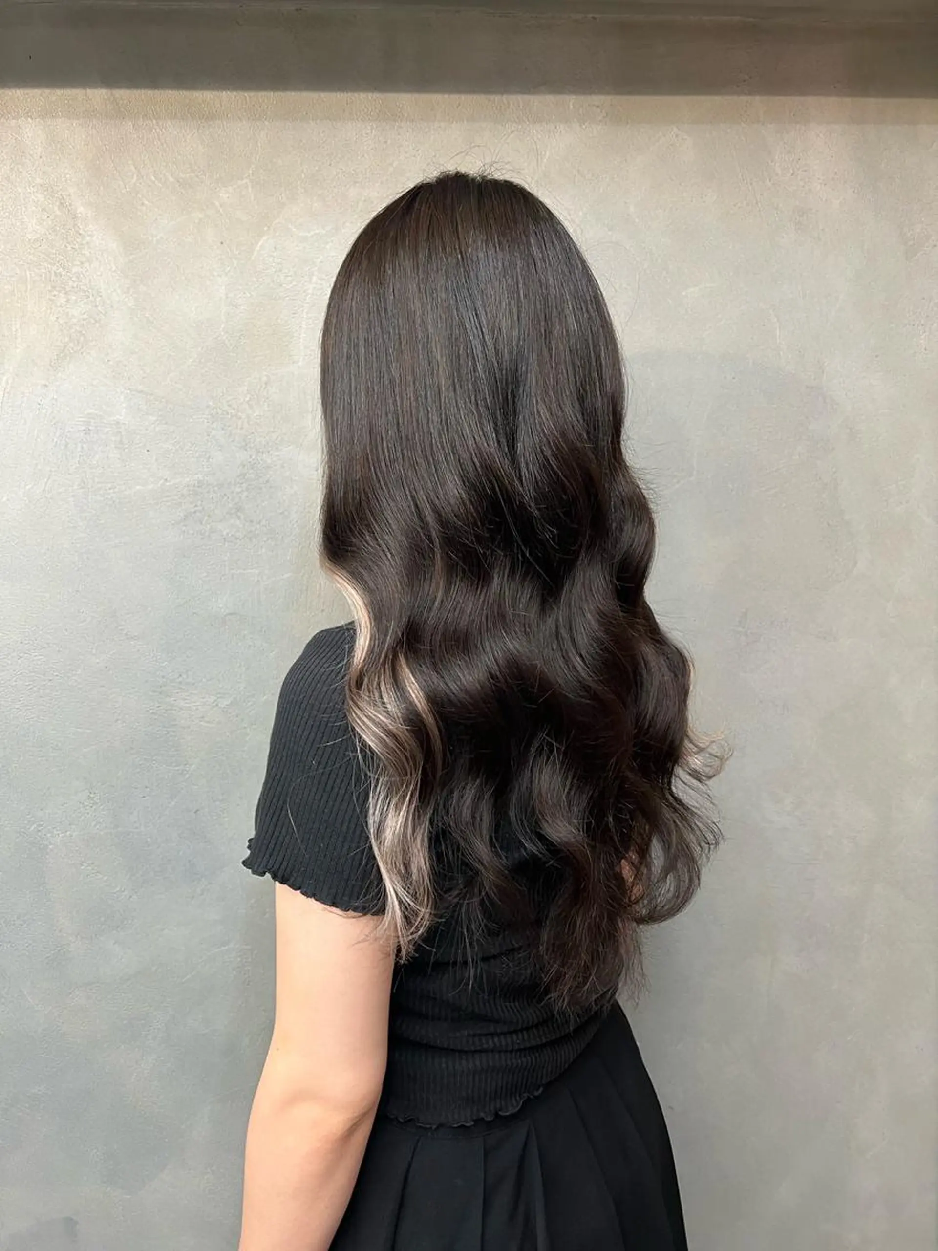 ロング ❤️🔥シールエク +カラー京❤️🔥のヘアスタイル