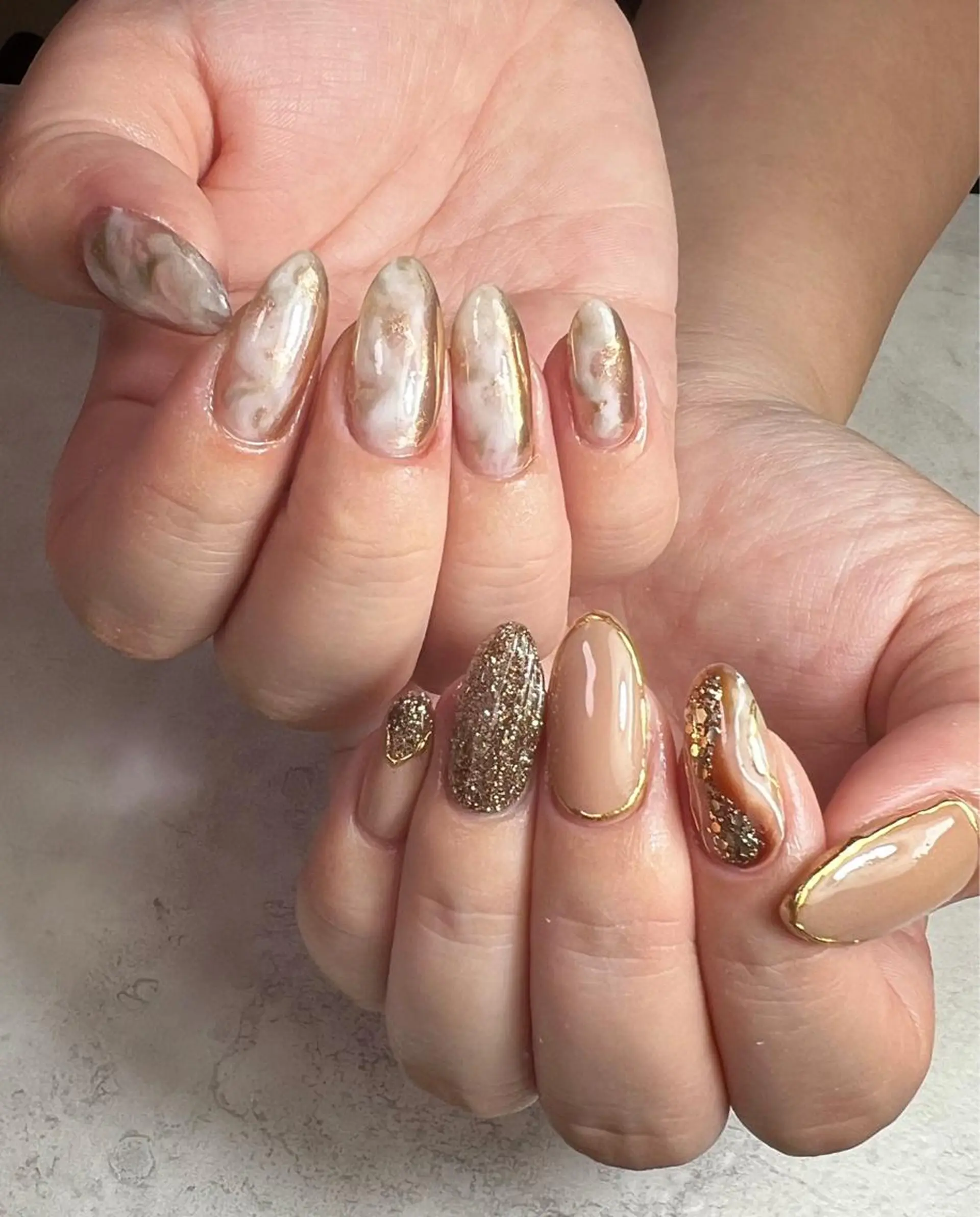 ネイル ニュアンスネイル ハンドネイル ✾ NailRoom Latina🌻💓のネイルデザイン