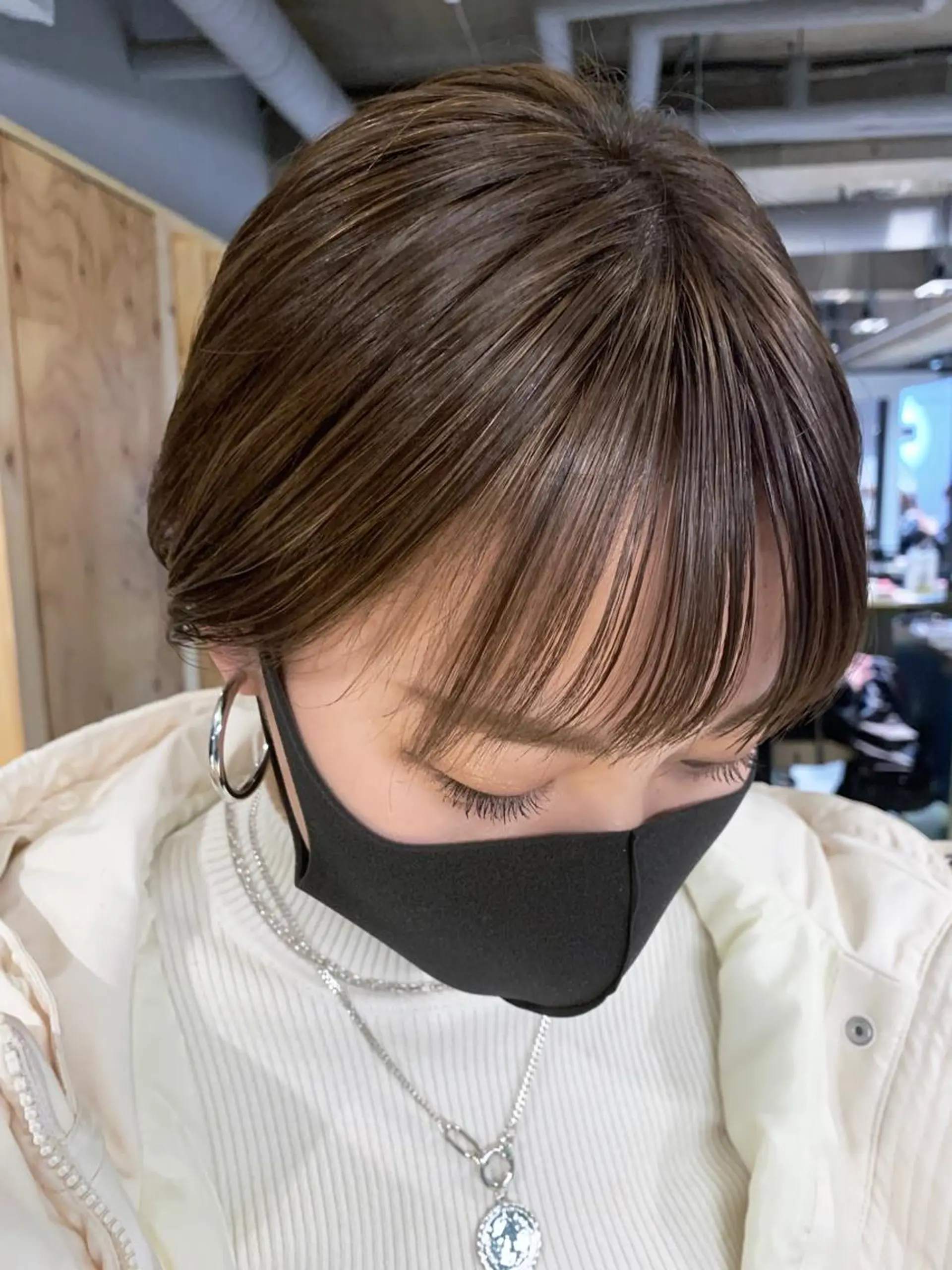 ショート カラー カット ヘアカラー よしだ とおいのヘアスタイル