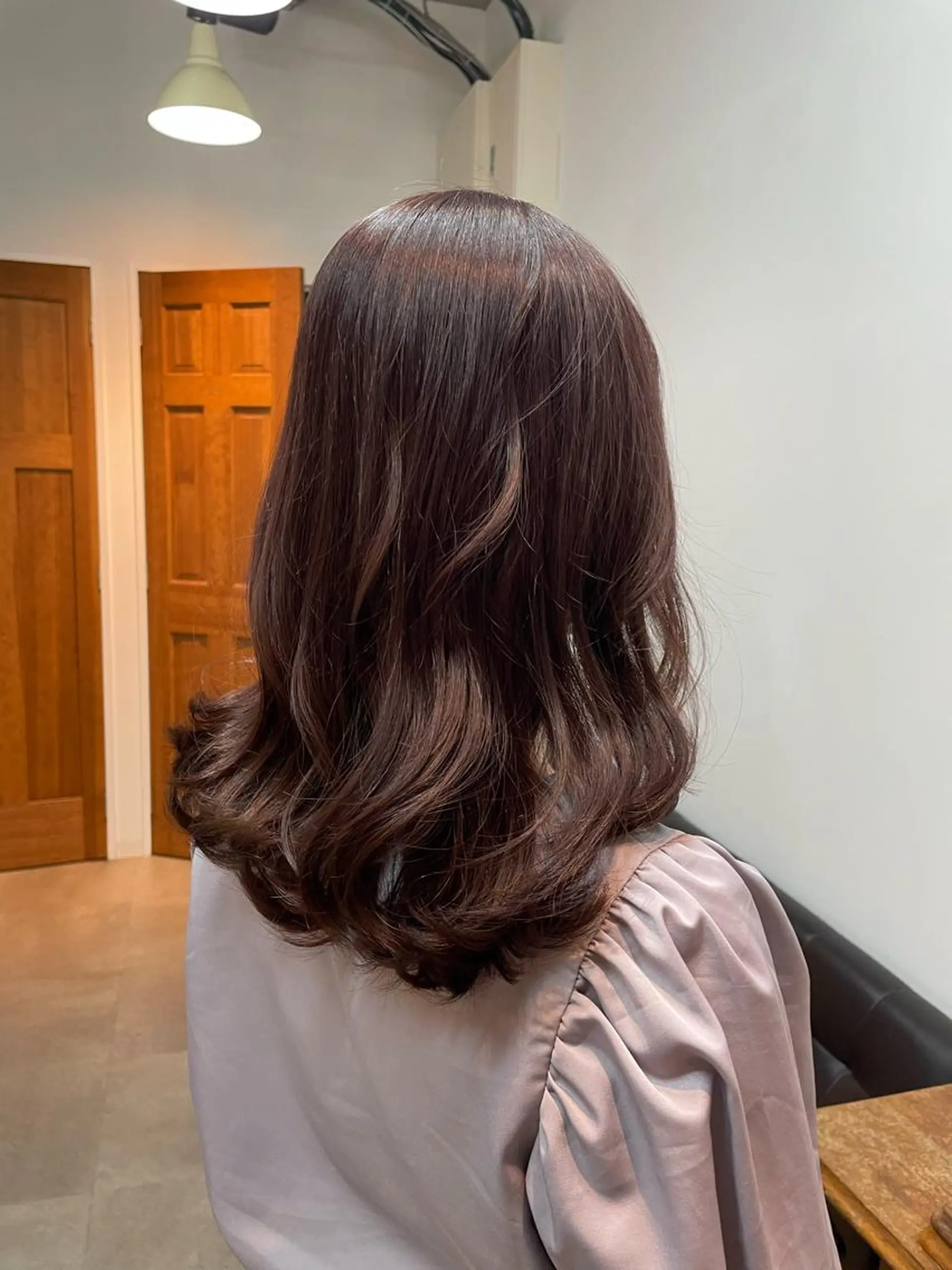 ミディアム Ameri所属・Riko🫧 艶カラーのヘアスタイル