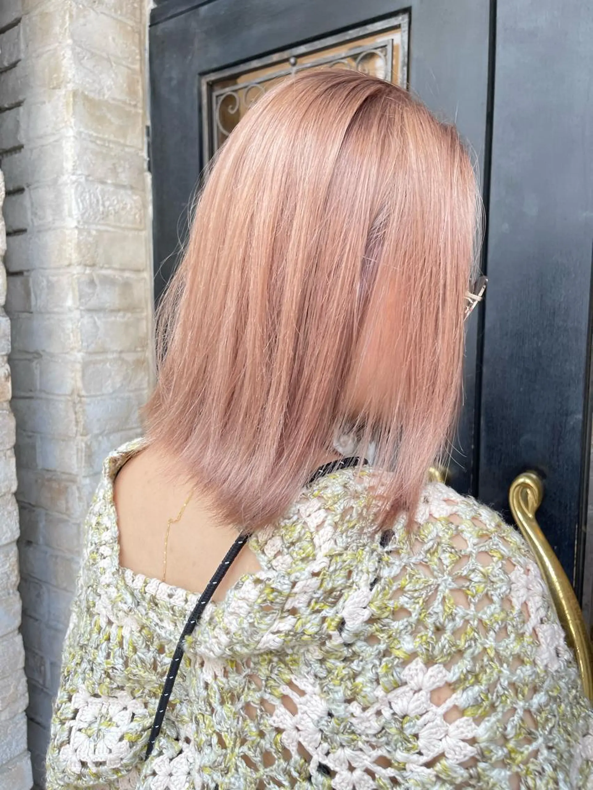 ミディアム ヘアカラー fil横浜店長パーマ ブリーチ特化TOMOのヘアスタイル