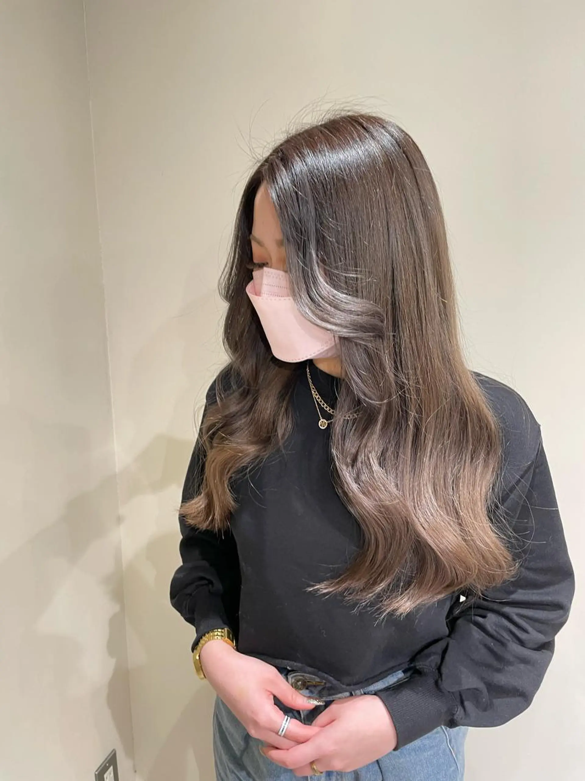 ロング カラー シールエクステ エクステ ヘアカラー エクステ 🦋美髪／エクステ 🦋アベイクミのヘアスタイル