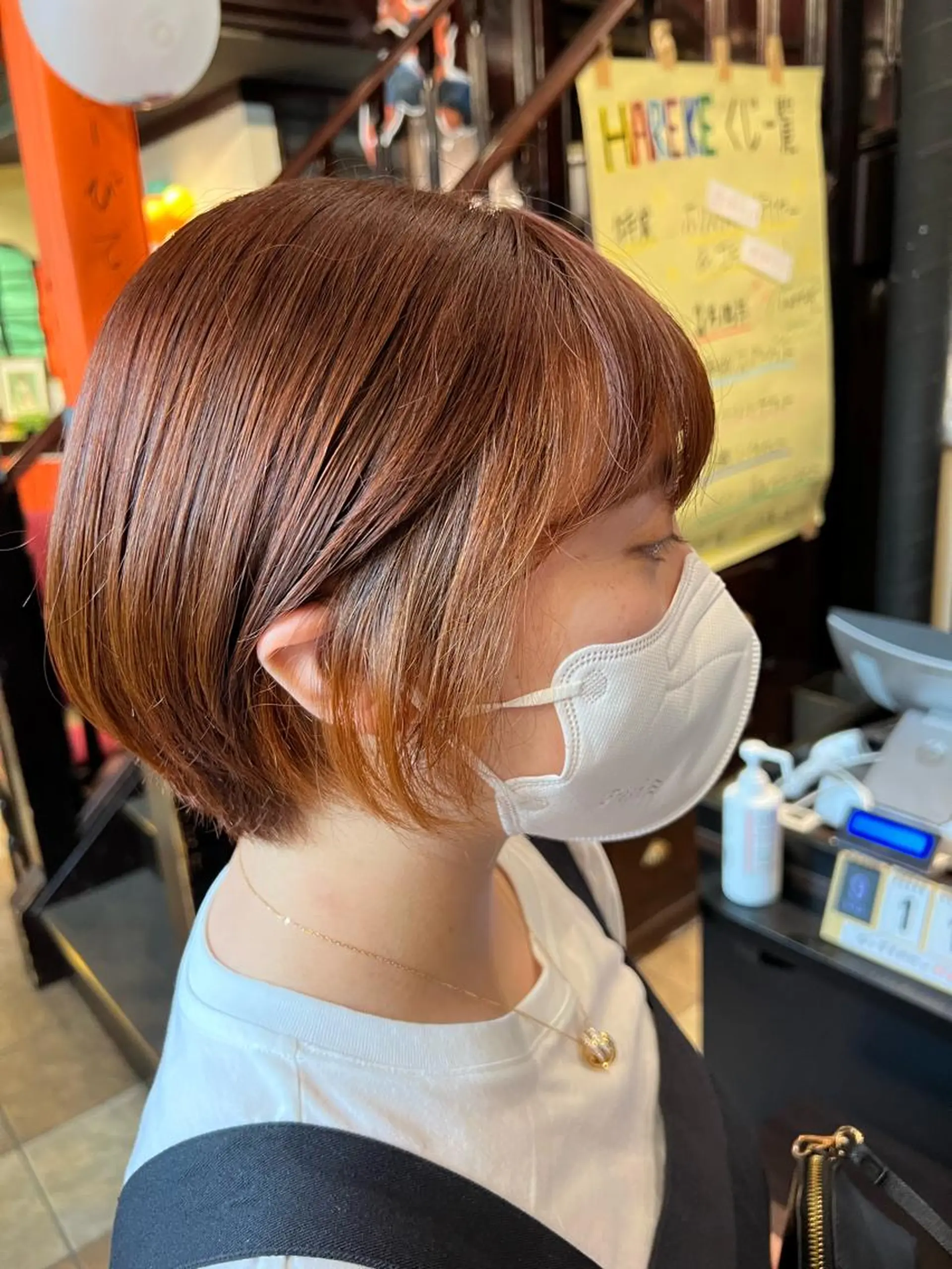 ショート ミストバング HAREKE Loopidea所属・鈴木結花/立川美容師 /モデル募集のヘアスタイル