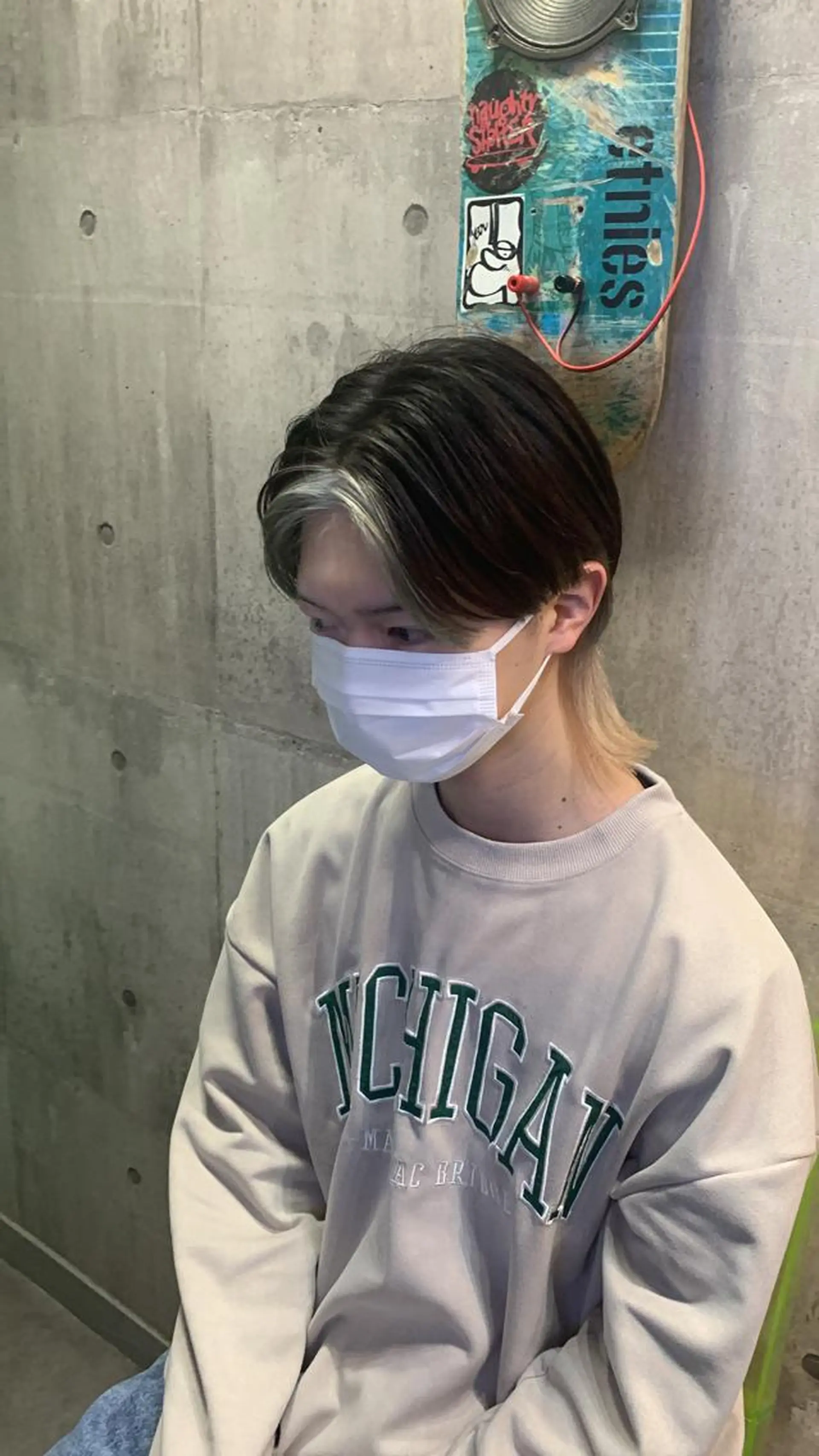 ショート カラー カット ヘアカラー ハイトーン/メンズ/ ウルフ特化   小松のヘアスタイル