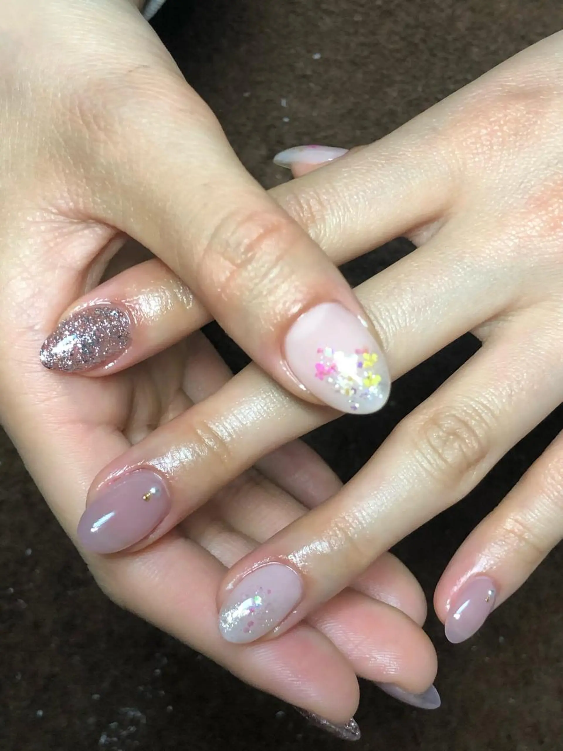 ネイル 長さ出し ハンドネイル nail salon 7☺︎2所属・nail salon 7☺︎2のネイルデザイン