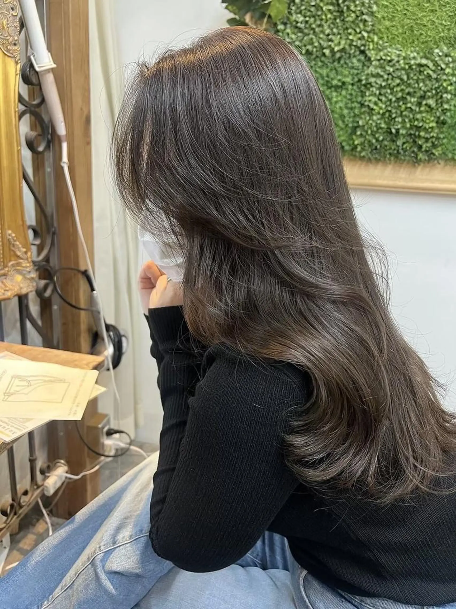 ロング カラー ヘアアレンジ カット ヘアカラー トリートメント FONS 🤍yurika🤍のヘアスタイル