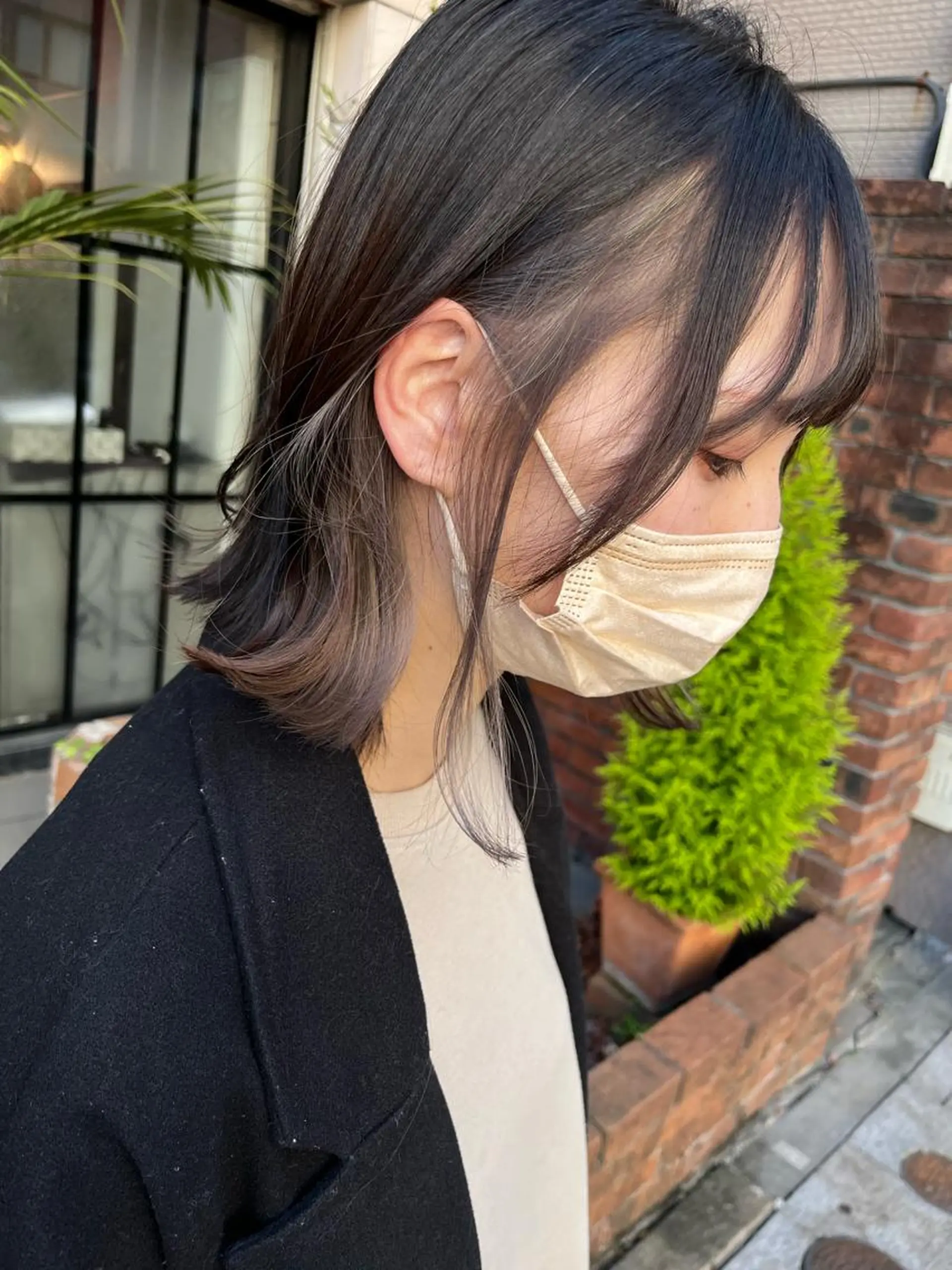 ショート カラー イヤリングカラー ヘアカラー SHIAN 八王子👼鬼塚さやかのヘアスタイル