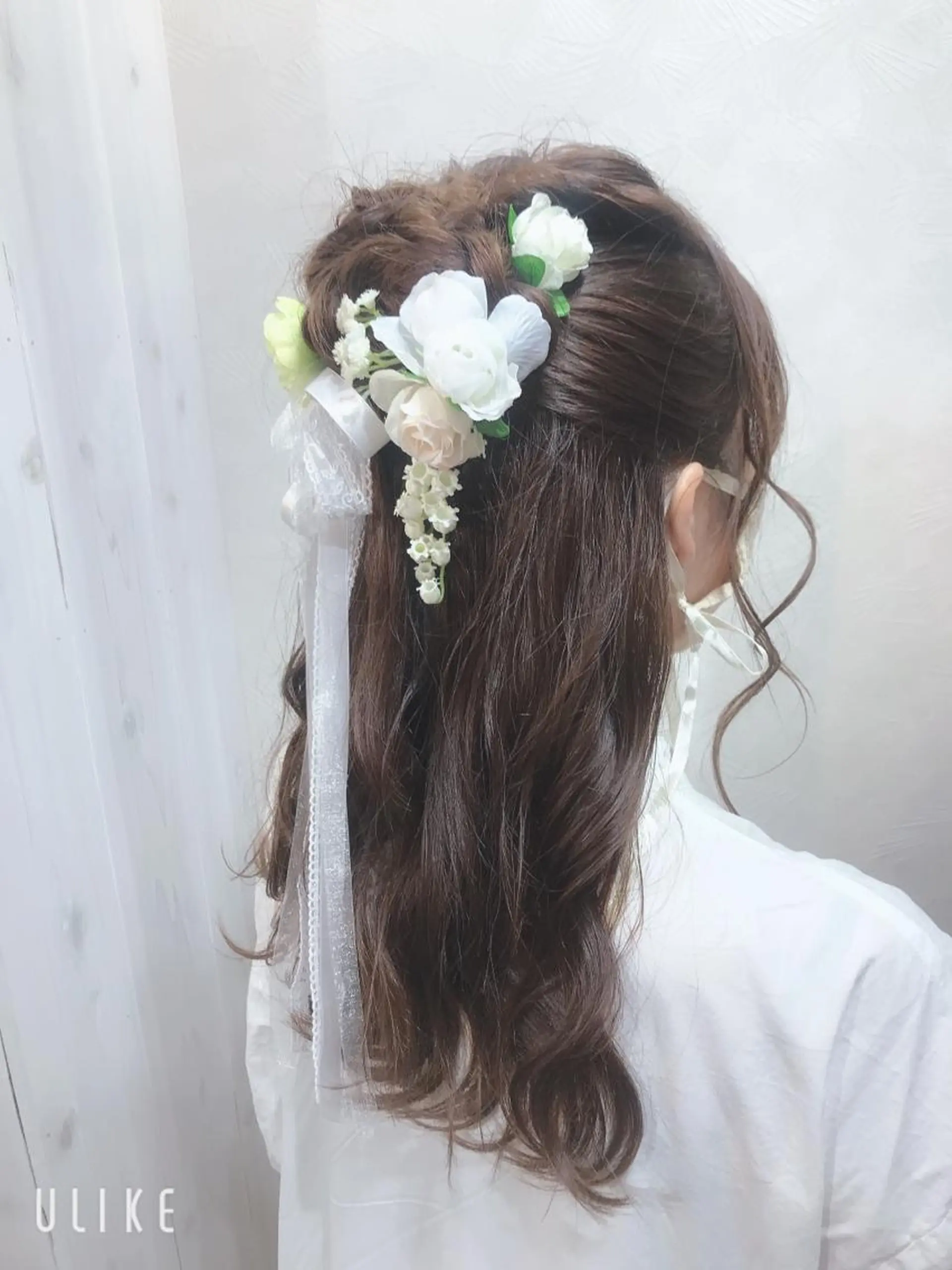 ロング ヘアアレンジ オーストヘアー ミコ所属・岩谷/ブリーチ 🫧透明感カラーのヘアスタイル