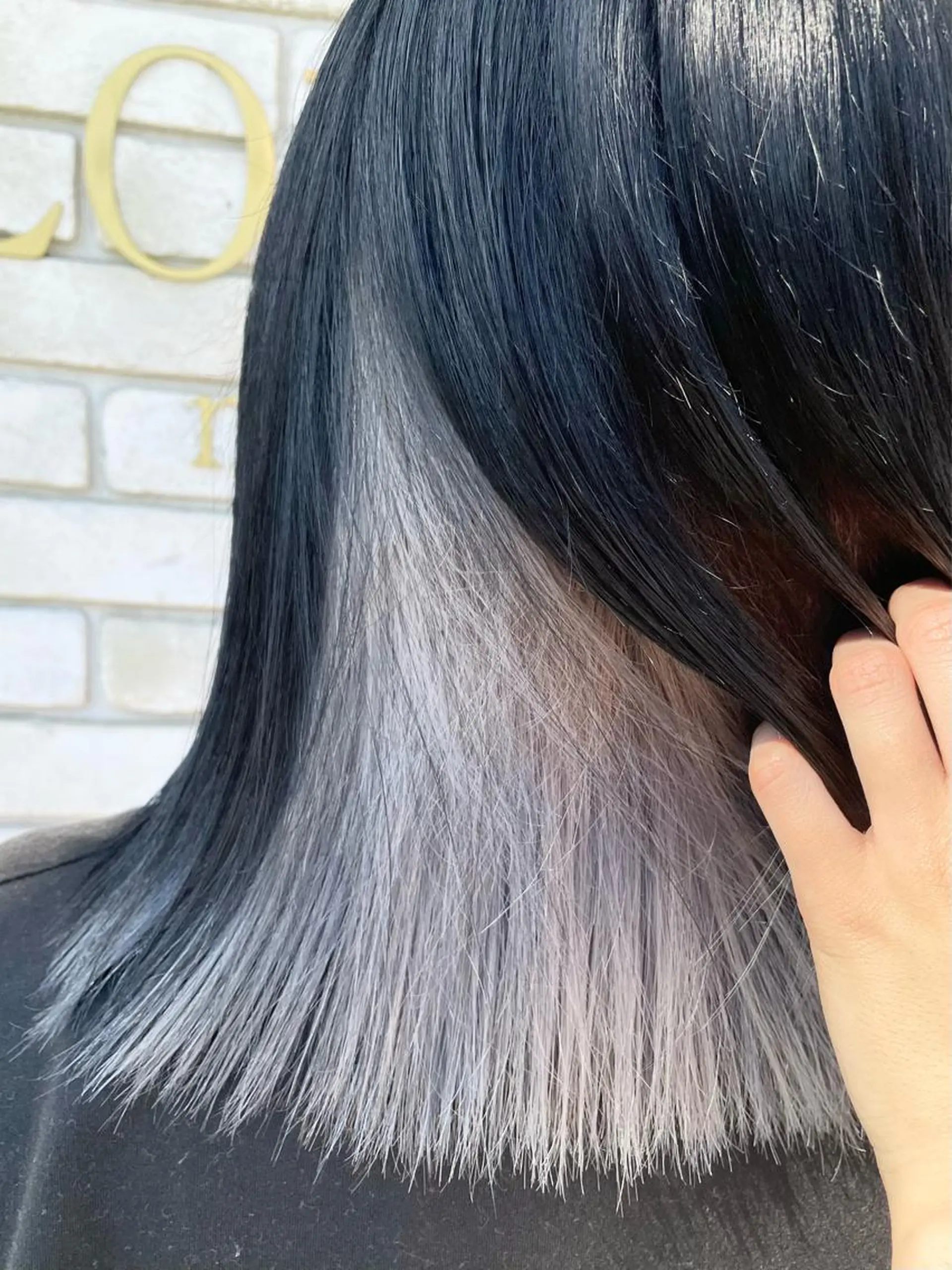 ミディアム ヘアカラー 倉林隆一🐈 ダブルカラー/艶髪のヘアスタイル