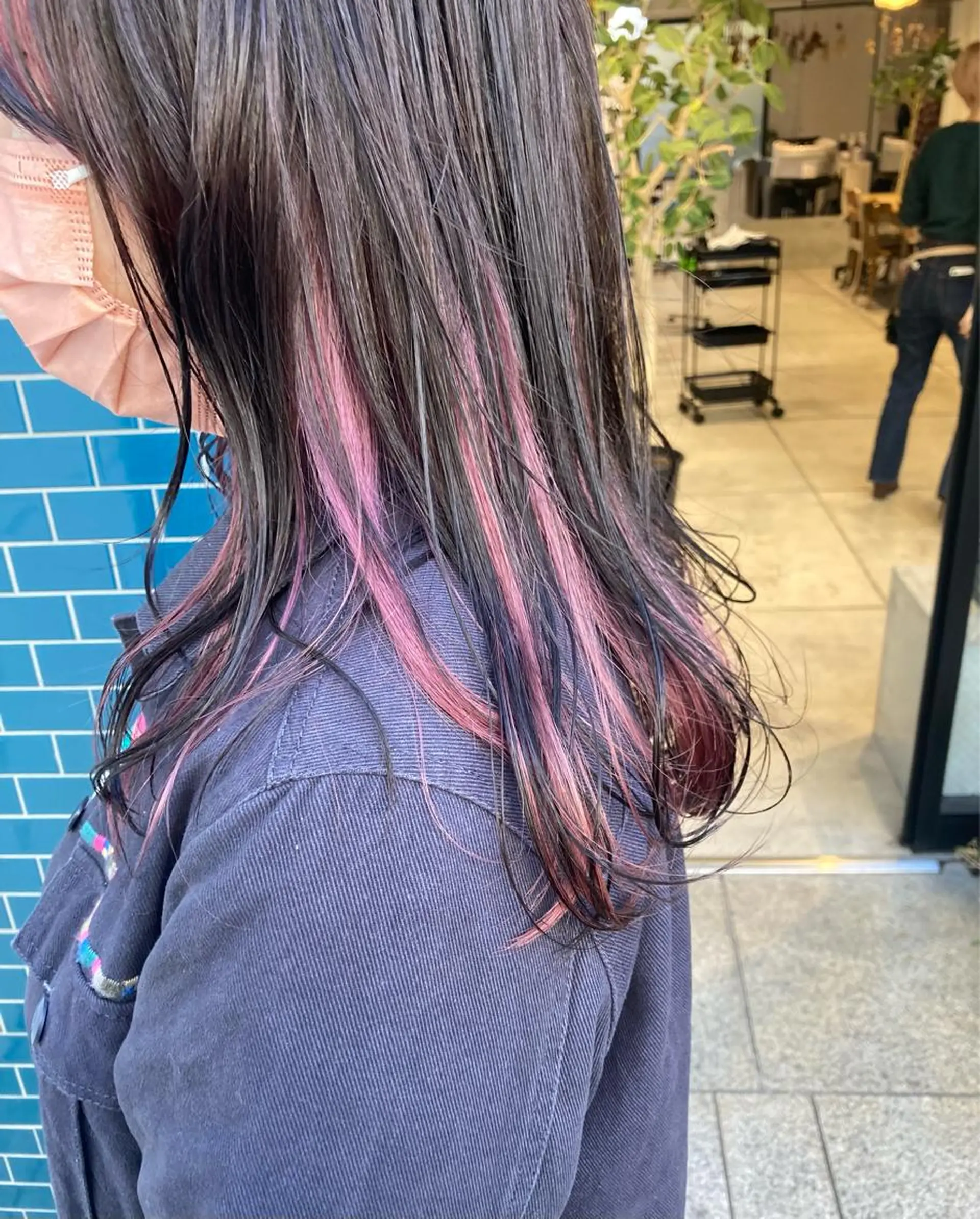 ロング カラー Chlan岡本所属・Chlan岡本 坂本朱樺莉のヘアスタイル