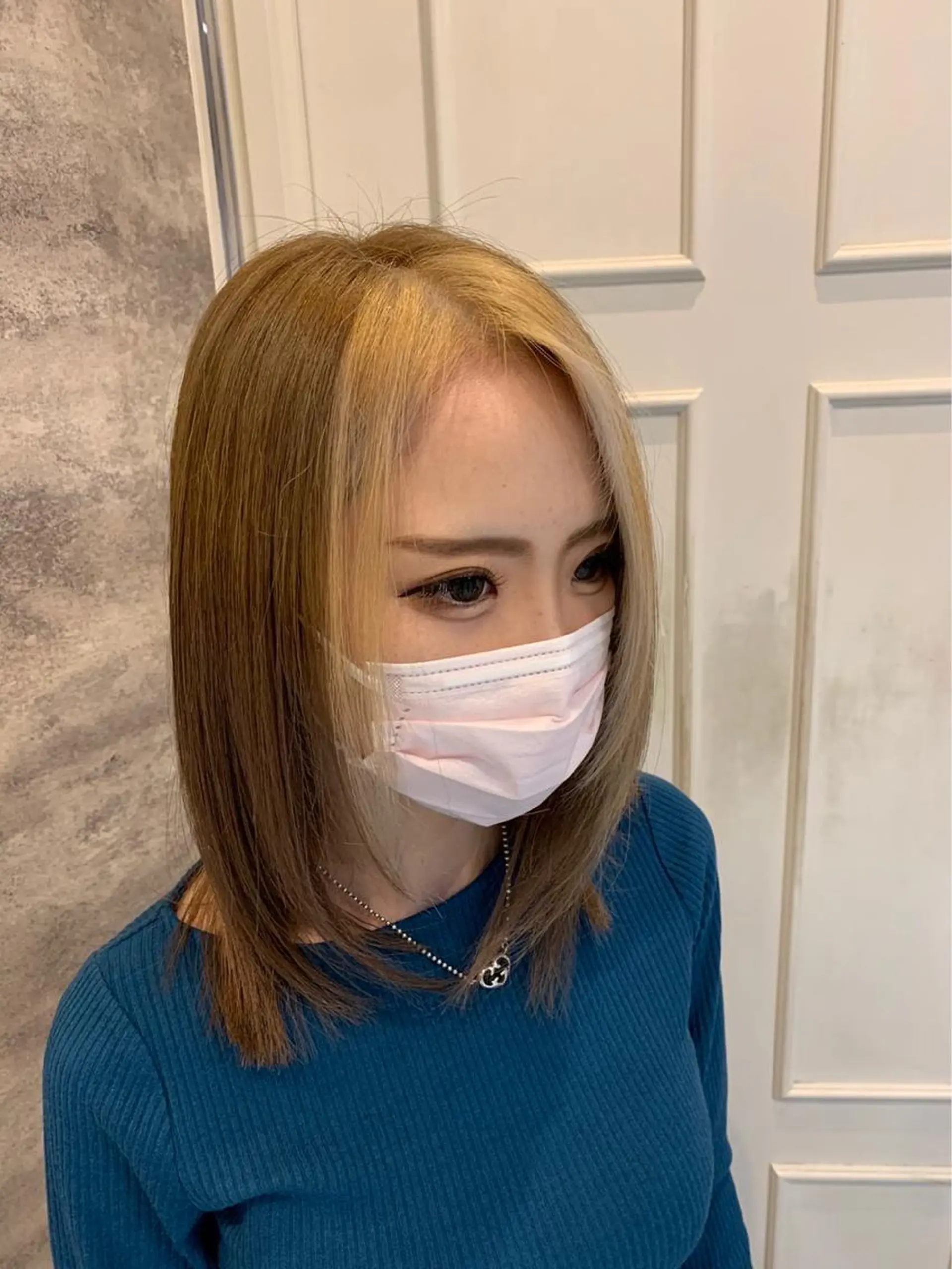 ミディアム カラー 💈Blanco💈 カラー&ケア🌈のヘアスタイル
