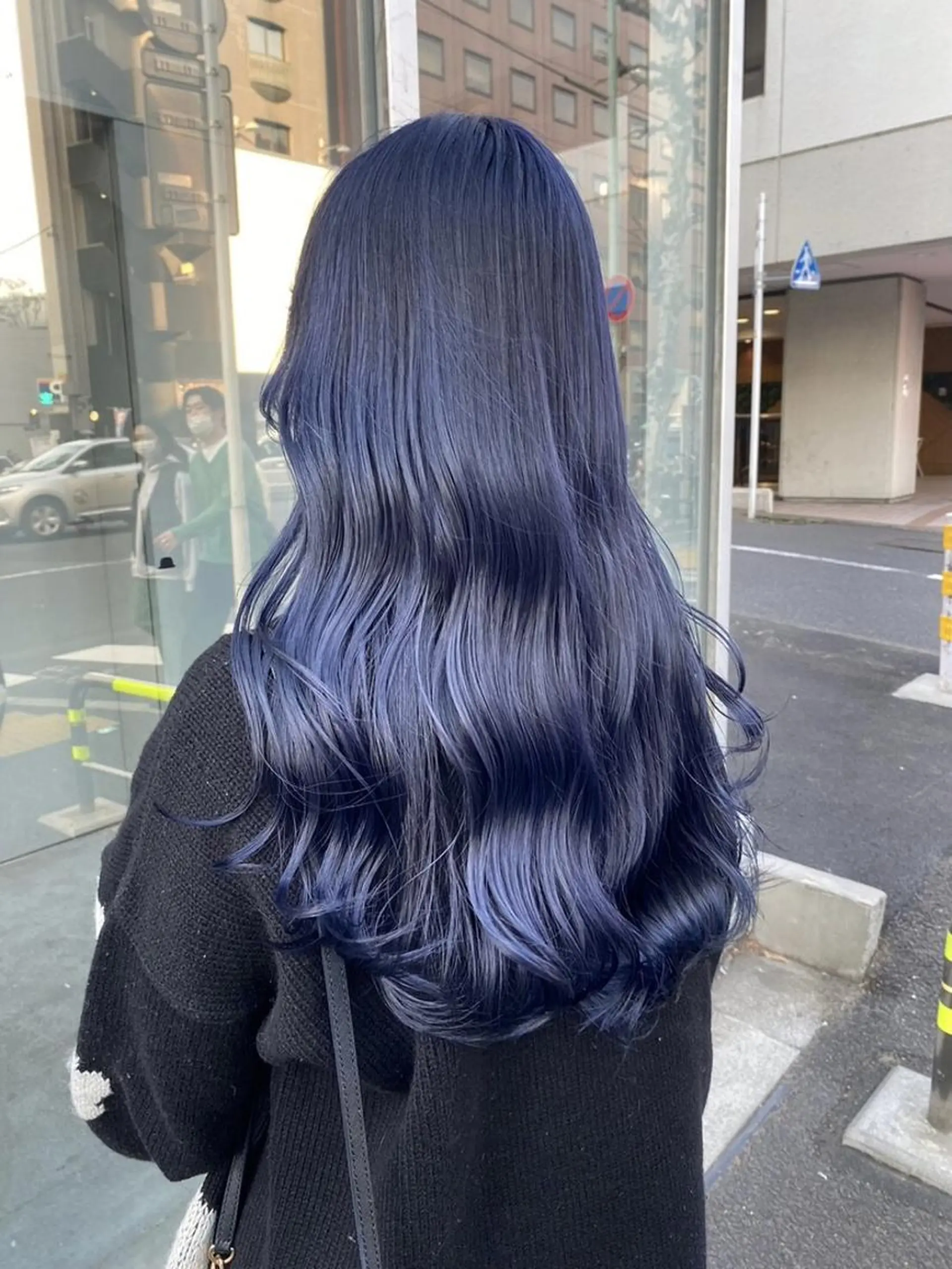 カラー 暗髪透明感カラー🖤 池袋SHE🖤のヘアスタイル