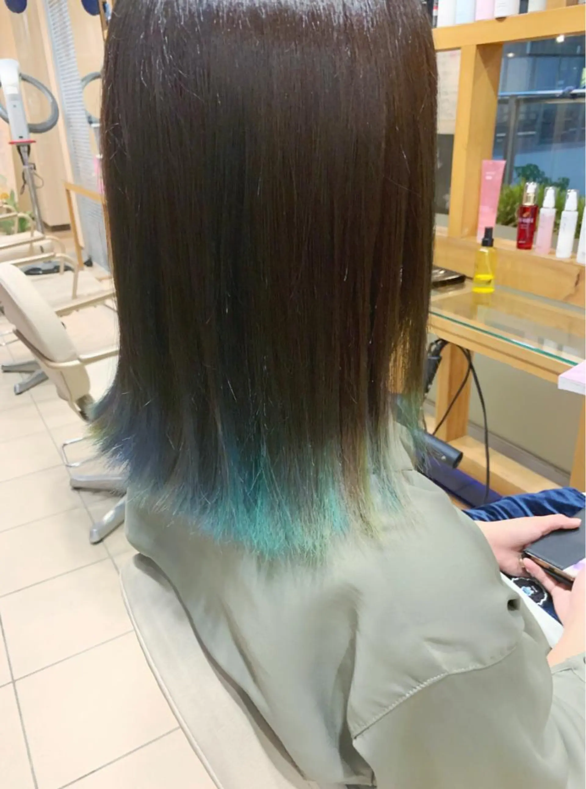 ロング カラー ヘアアレンジ 美容室sand 横浜のヘアスタイル