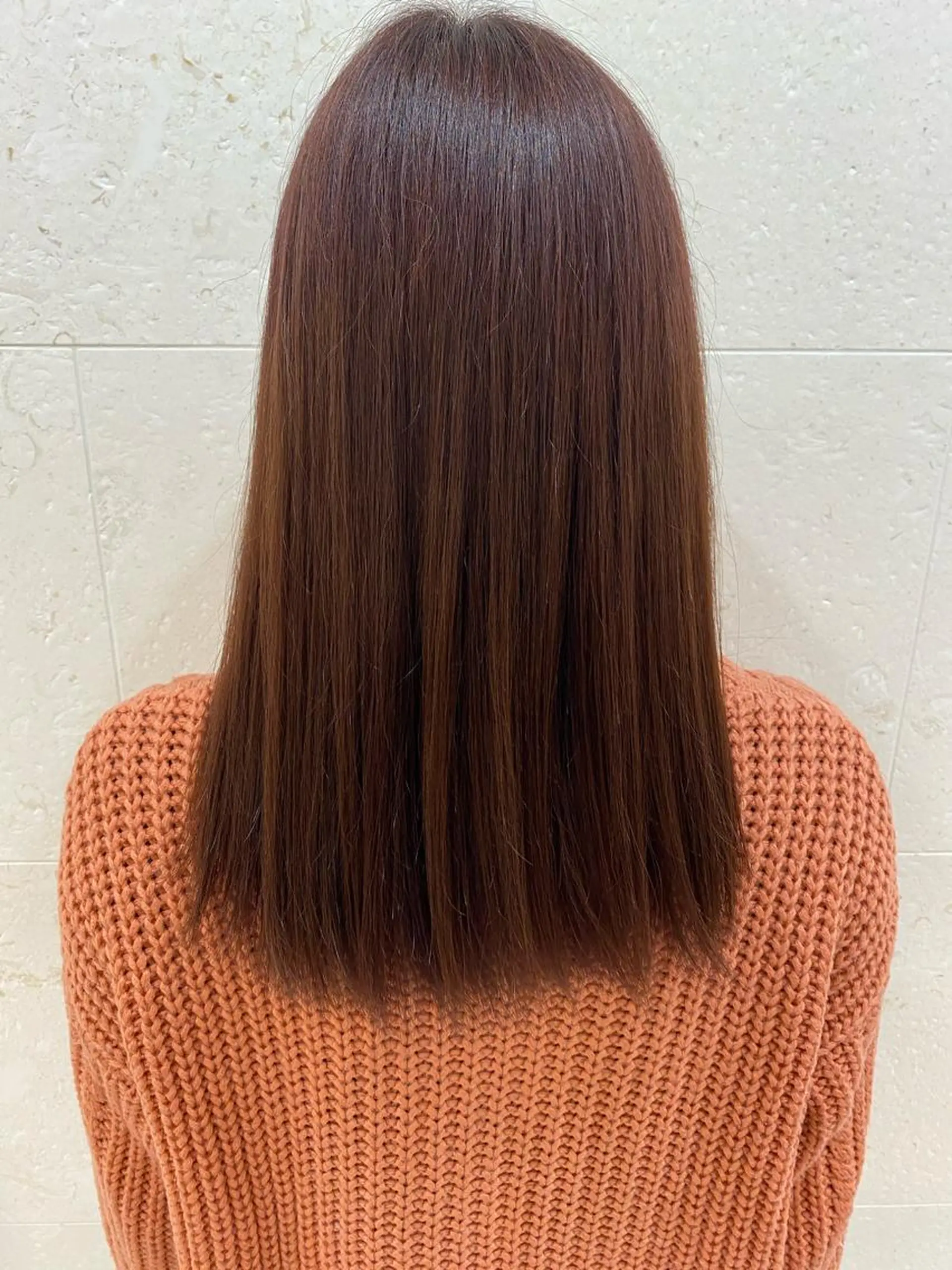セミロング カラー ピンクカラー カット ヘアカラー トリートメント shanti 渡辺新也✂️のヘアスタイル