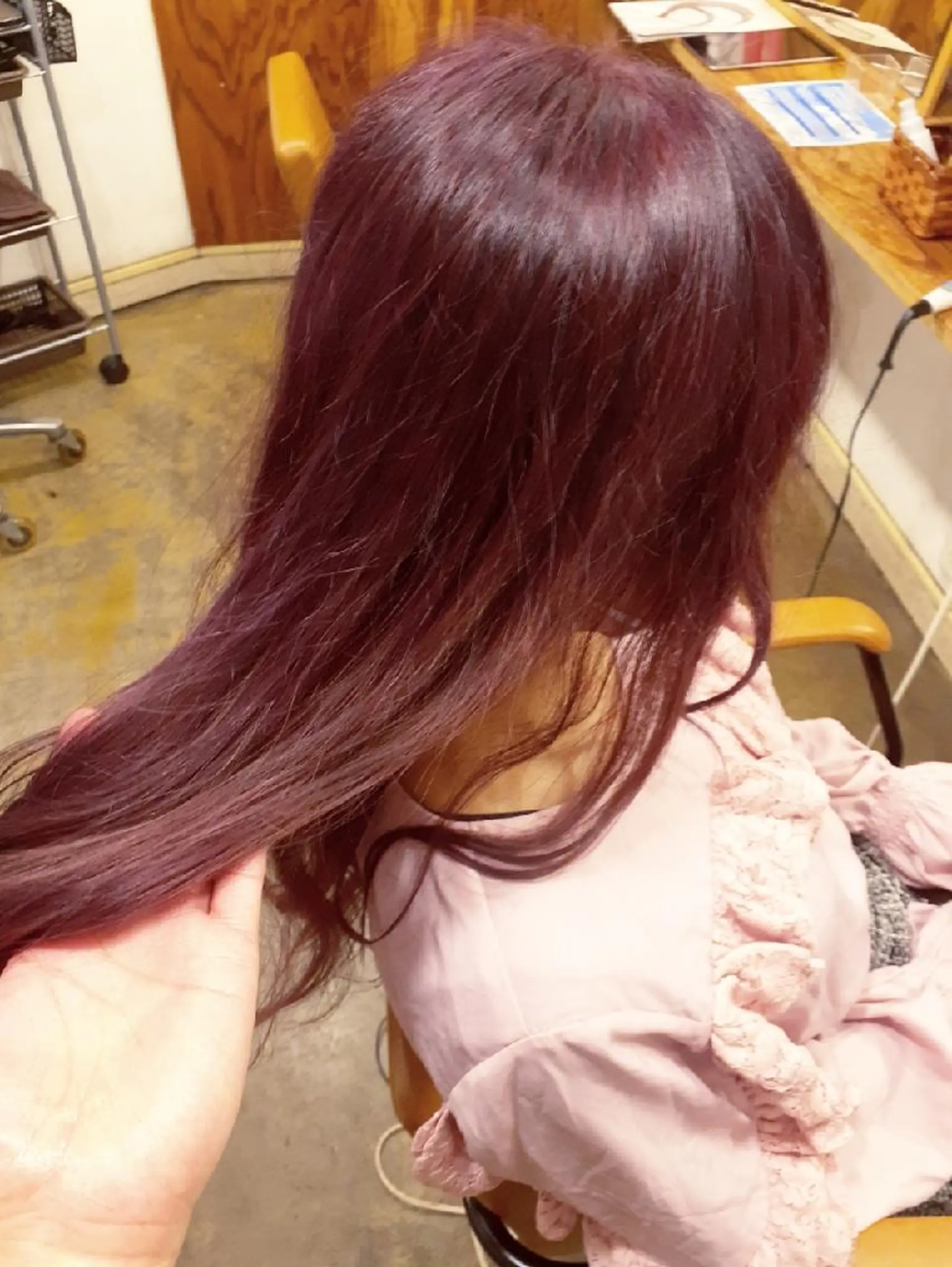 セミロング カラー デザインカラー ダブルカラー ヘアカラー トリートメント 🔳髪質改善🔳 岡本陽のヘアスタイル
