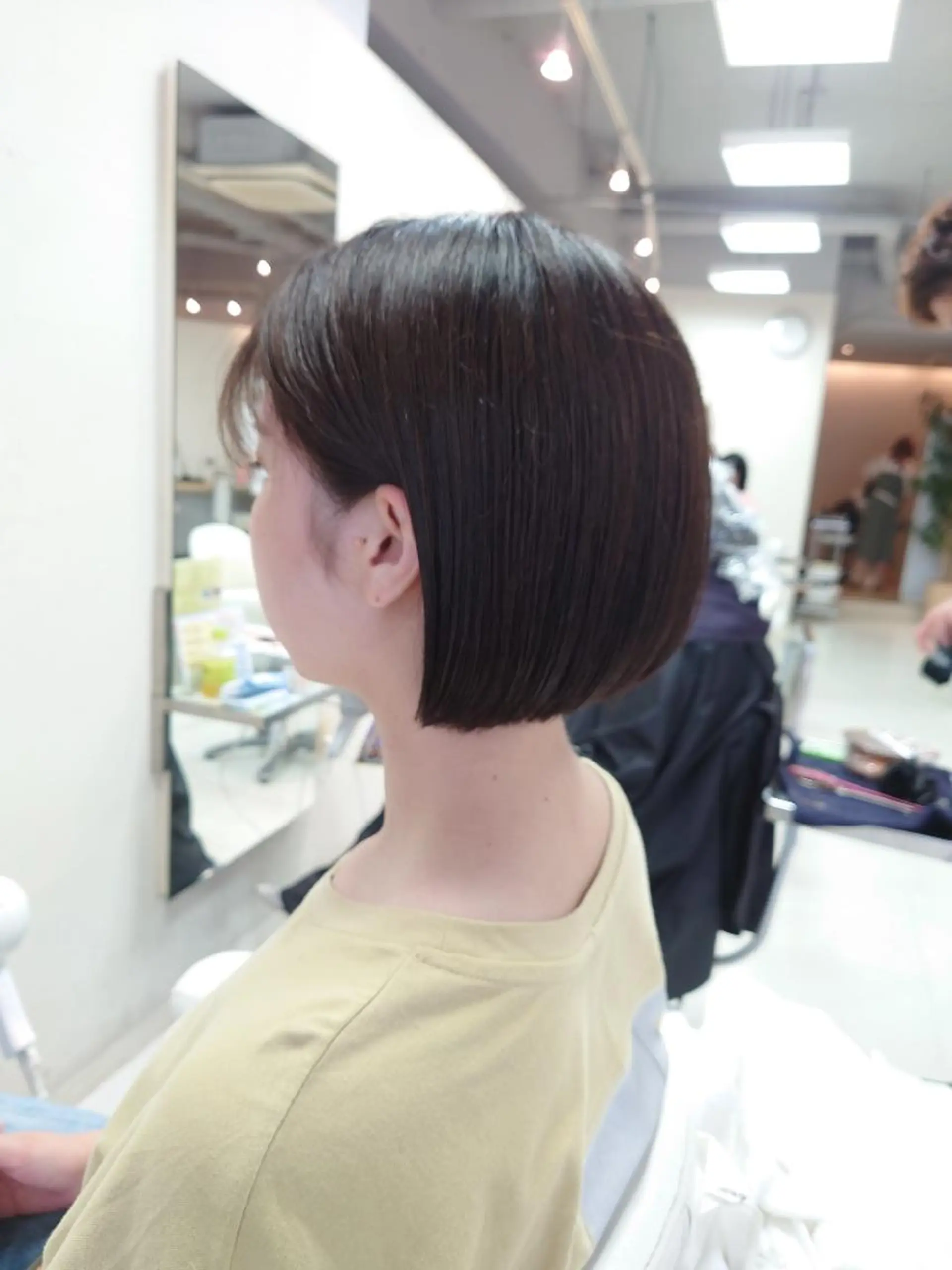 ショート ボブ くせ毛 カット nagane sayakaのヘアスタイル