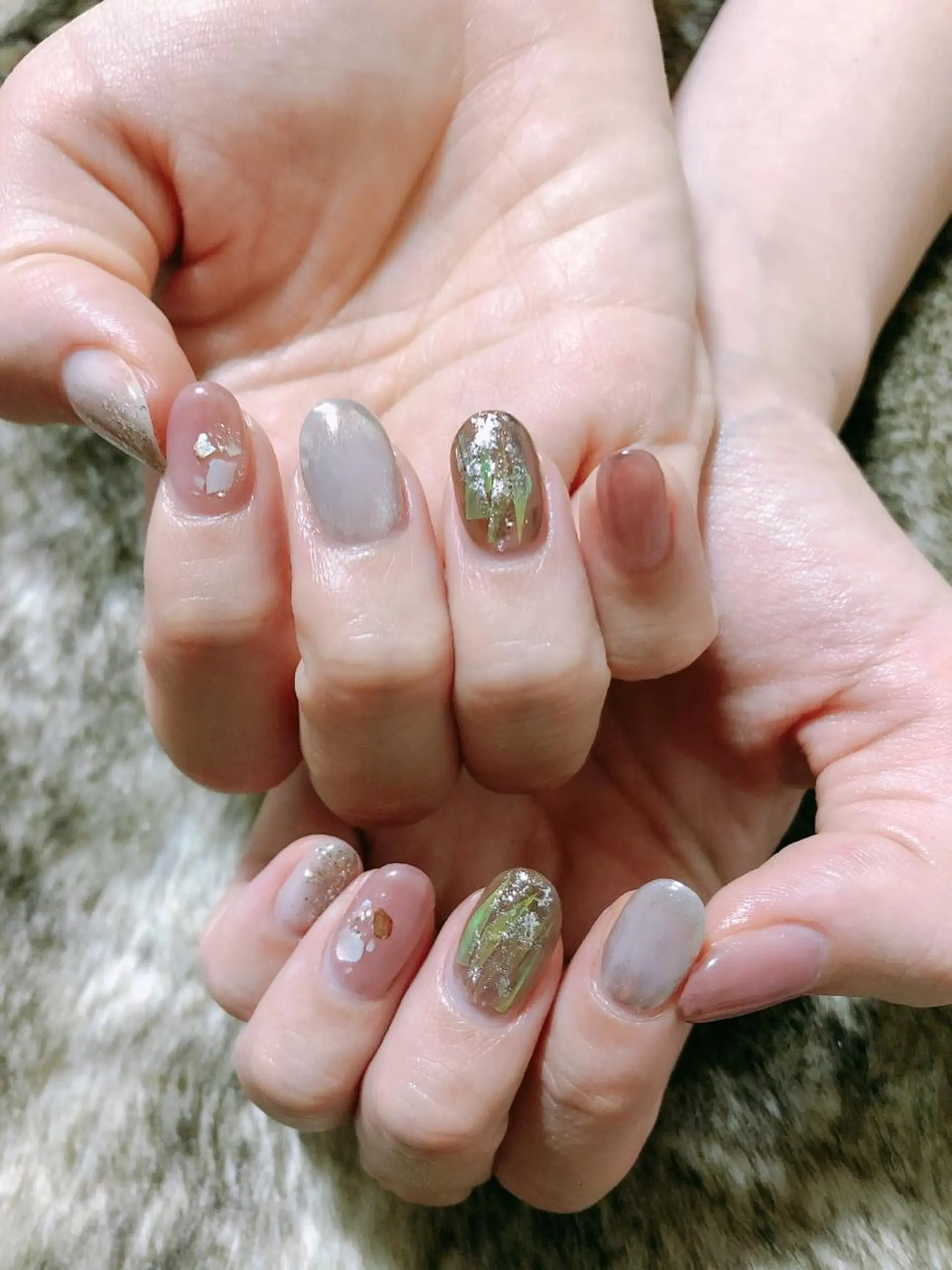 ネイル ニュアンスネイル kiki nail 二子玉川のネイルデザイン