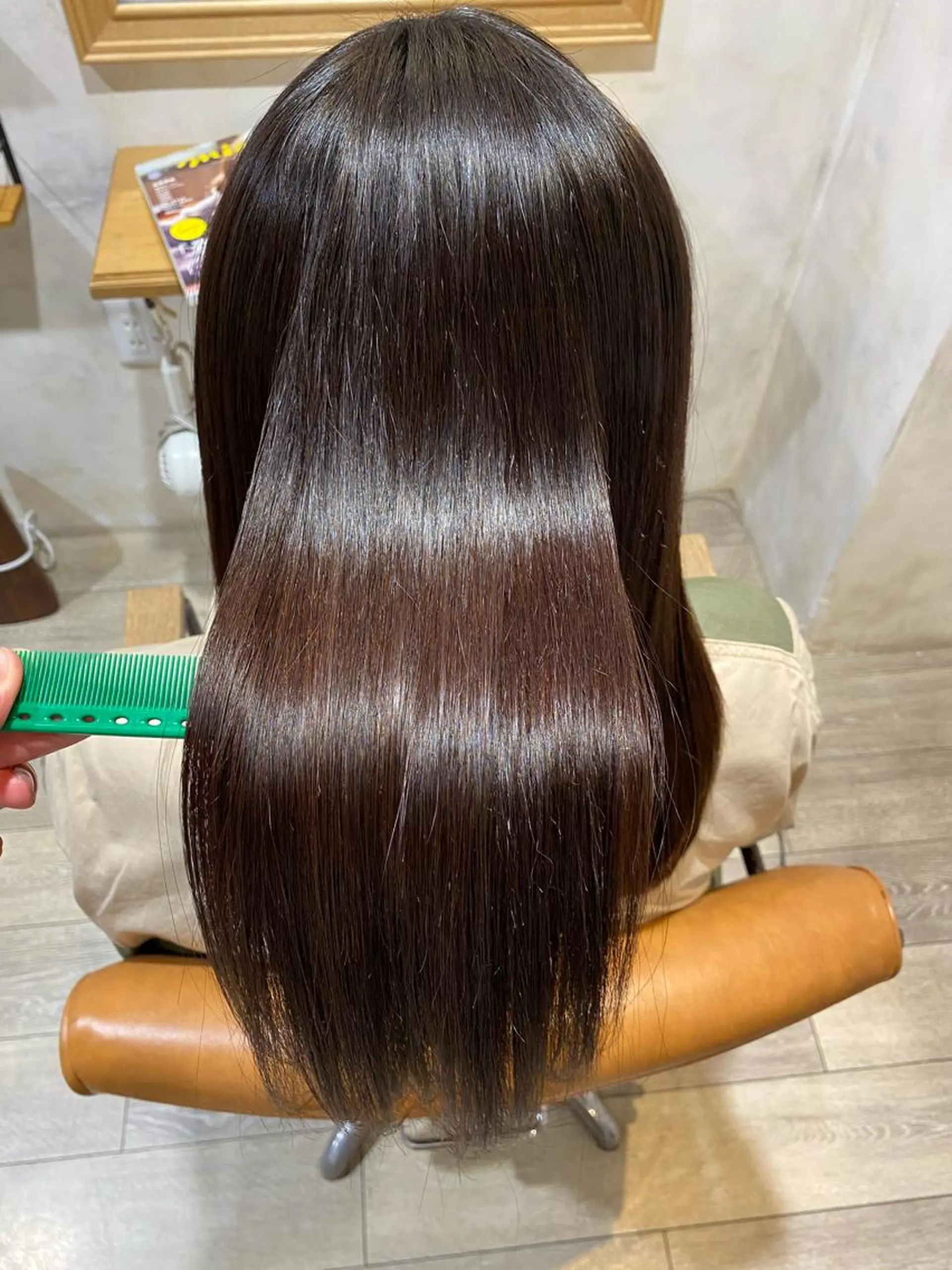 カラー パーマ 縮毛矯正 安部 真輝のヘアスタイル
