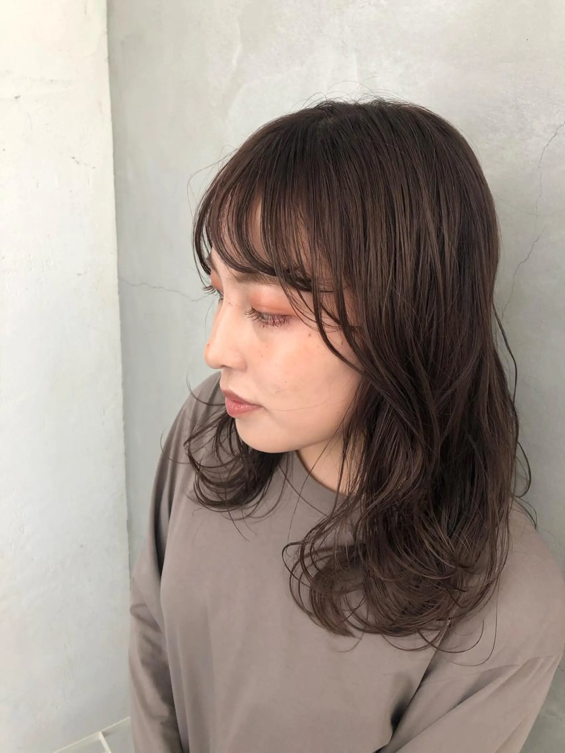 ミディアム HAZEL所属・大山 茶子のヘアスタイル