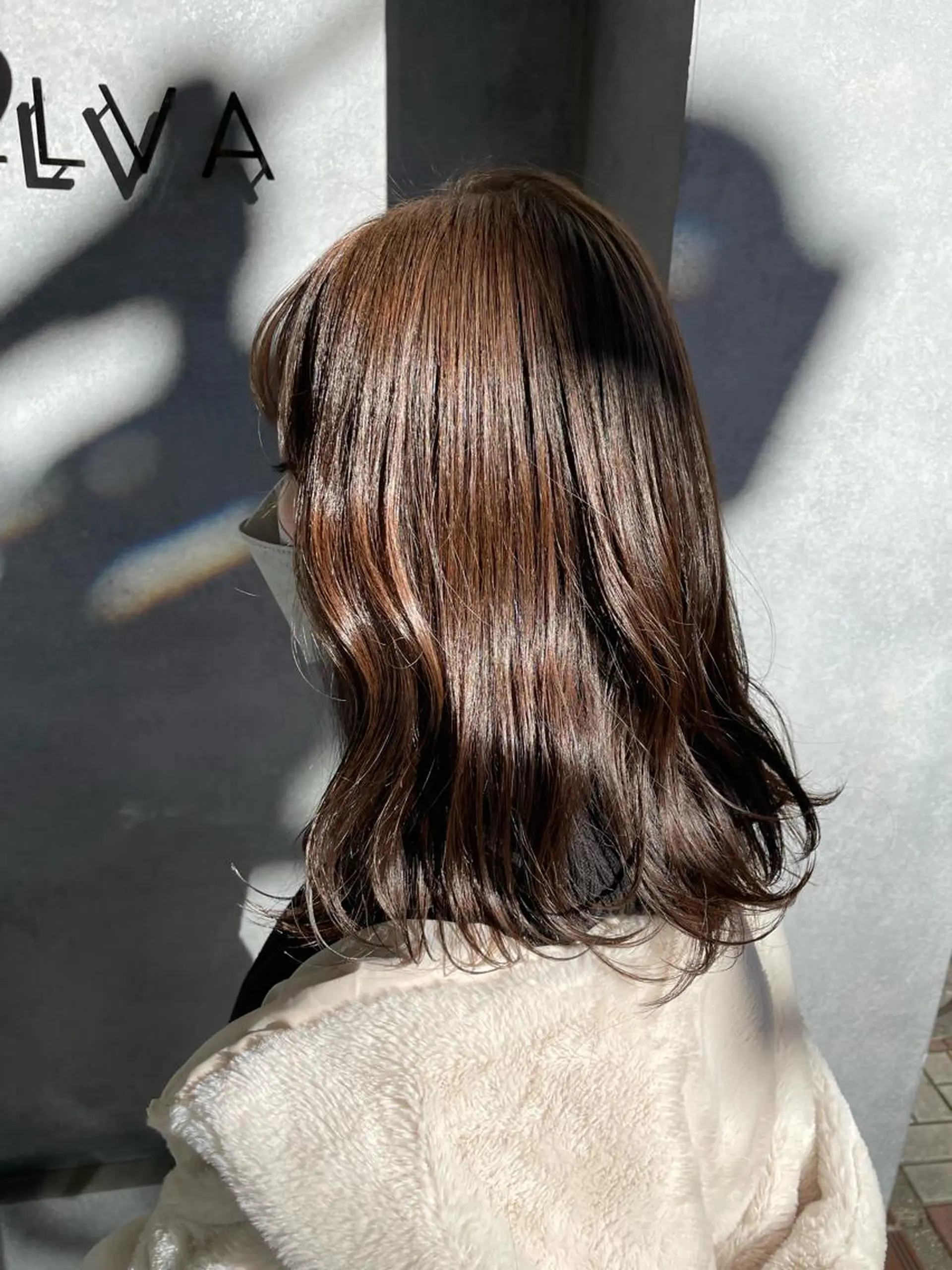 セミロング カラー カット ヘアカラー トリートメント N° jillva 腰山 菜々美のヘアスタイル