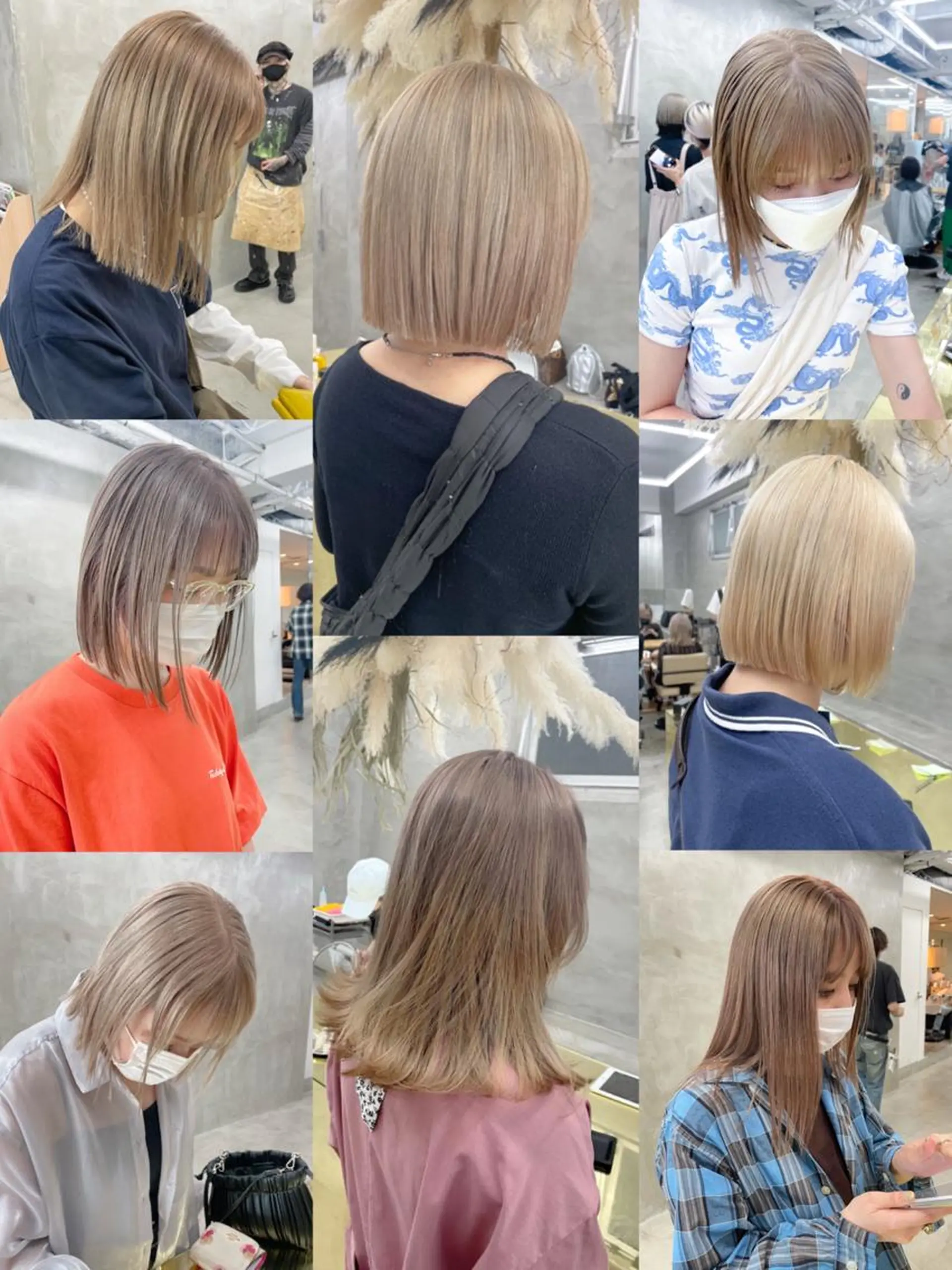 セミロング カラー カット ヘアカラー トリートメント yurika☁️ 似合わせ｜レイヤーのヘアスタイル