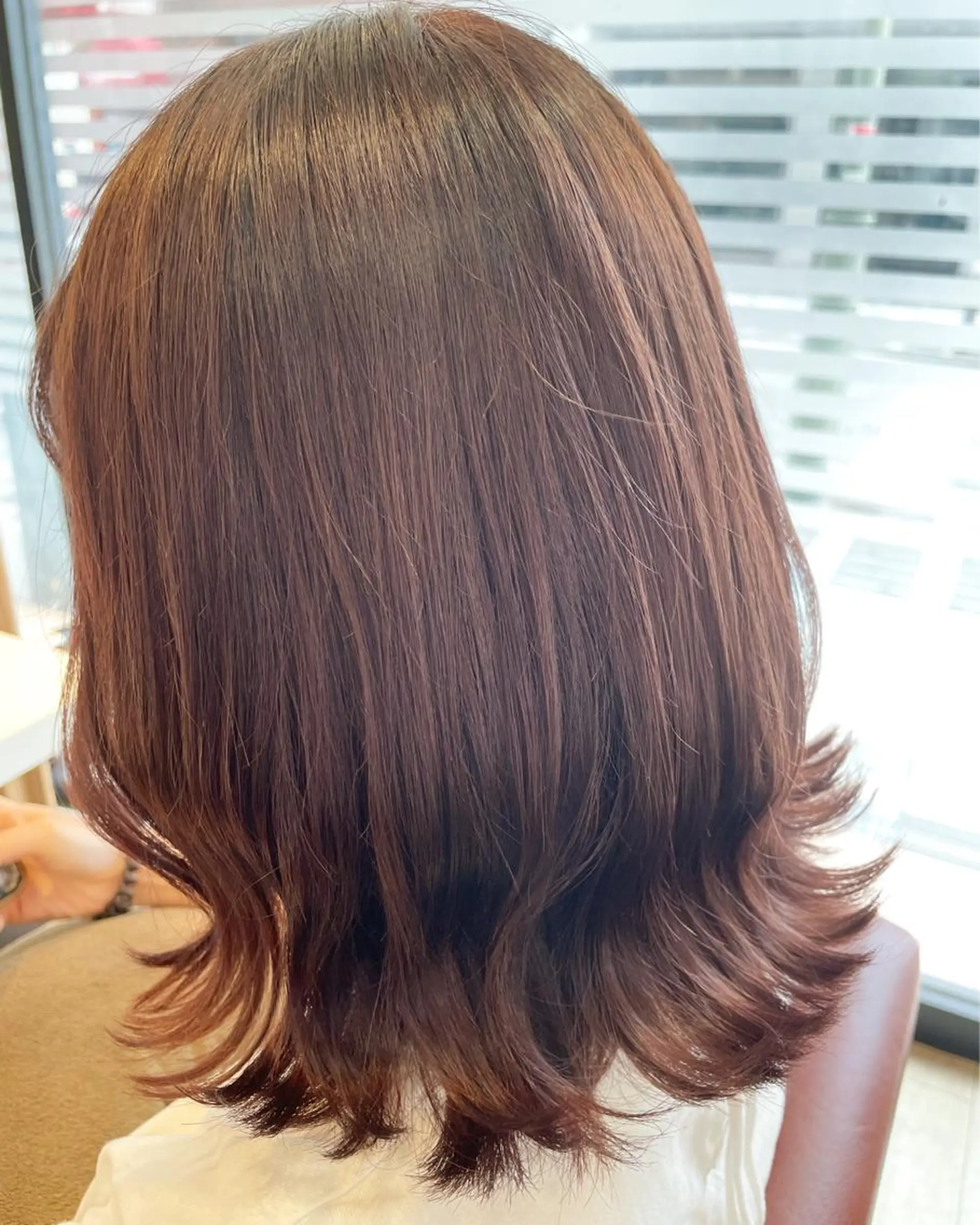 ミディアム カラー ブリーチ ピンクカラー ヘアカラー トリートメント ✨横須賀髪質改善✨️ 加藤 百音のヘアスタイル