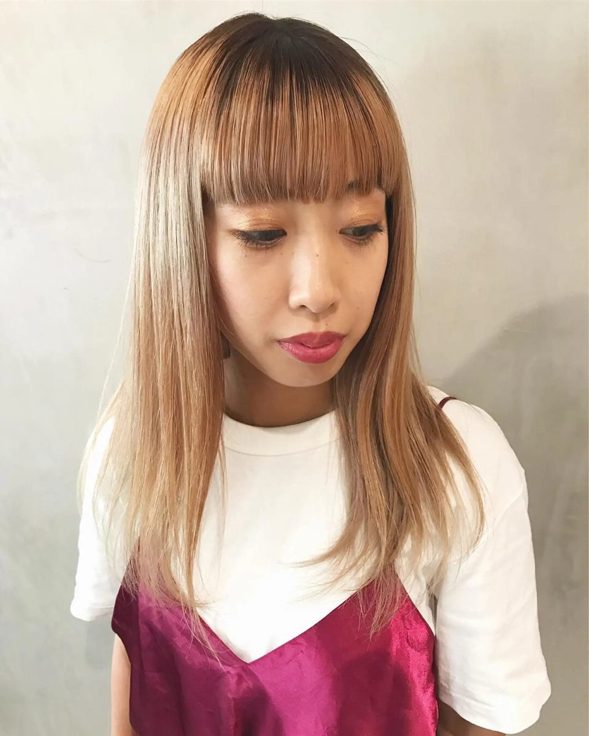 セミロング カラー カット ヘアカラー トリートメント 優作 〜圧倒的信頼〜のヘアスタイル