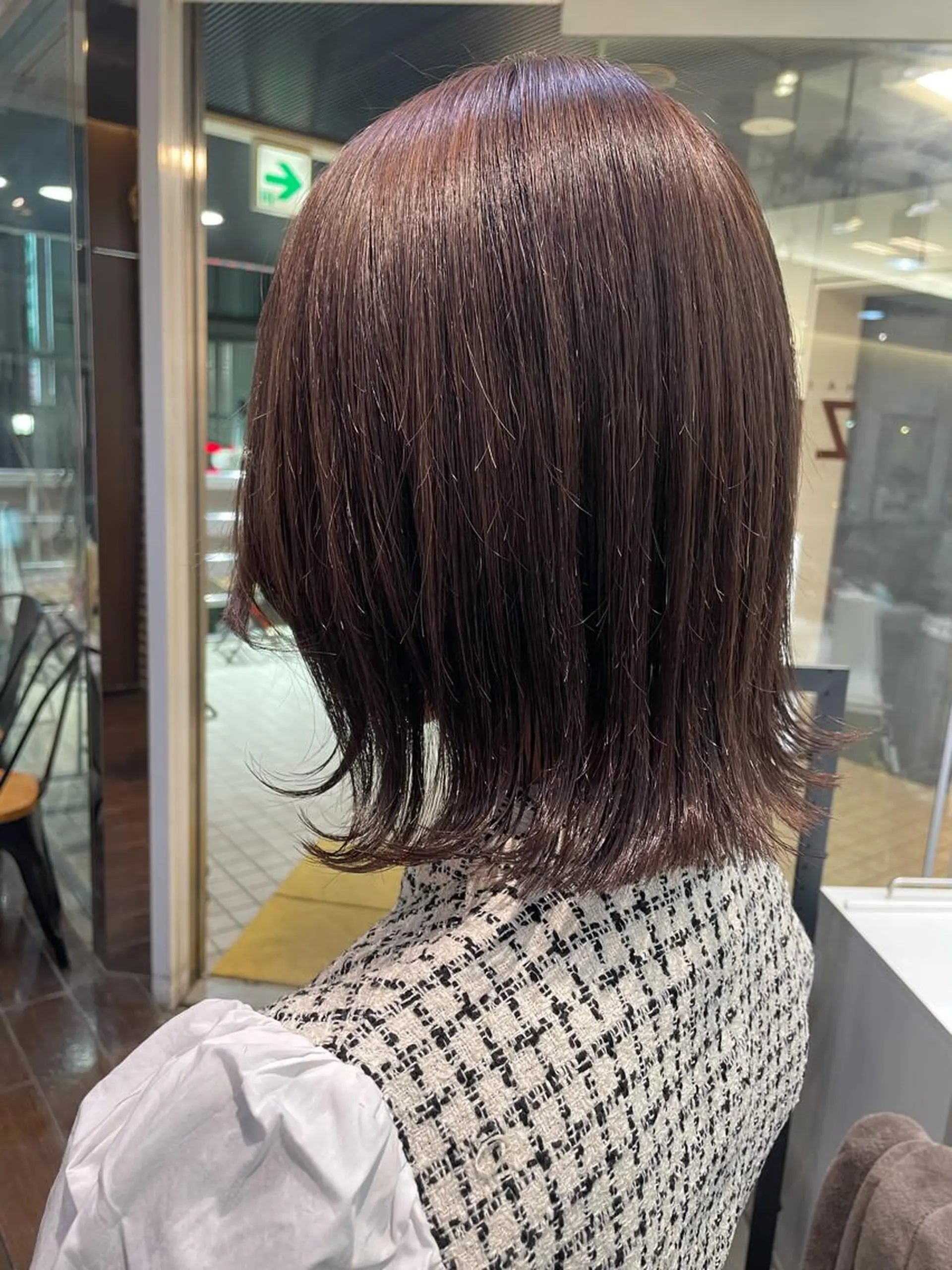 ミディアム カラー ベージュカラー ヘアカラー 韓国ヘア🦋 MIYUのヘアスタイル