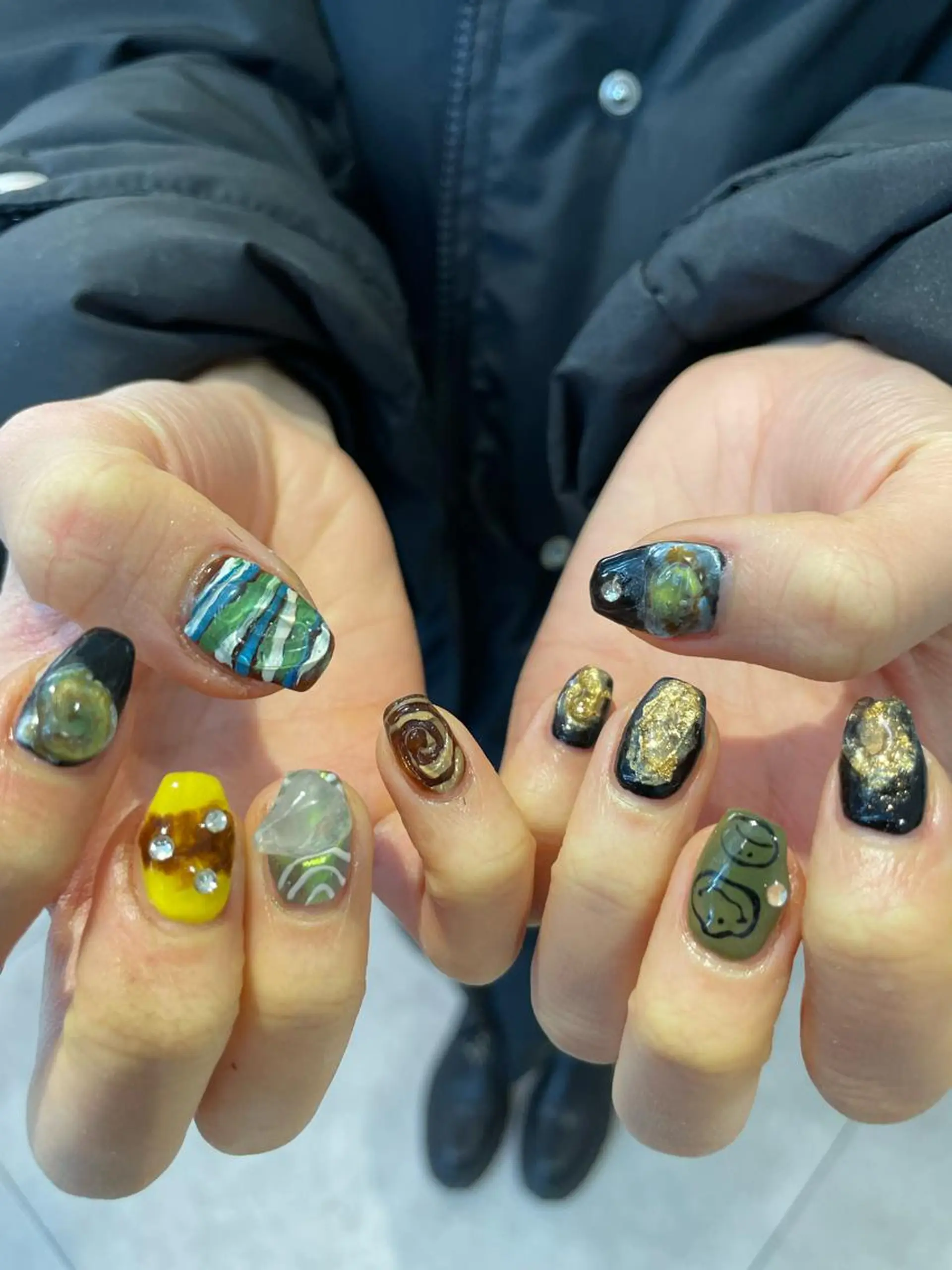 ネイル ハンドネイル hair&nail ☯️アイリ☯️のネイルデザイン