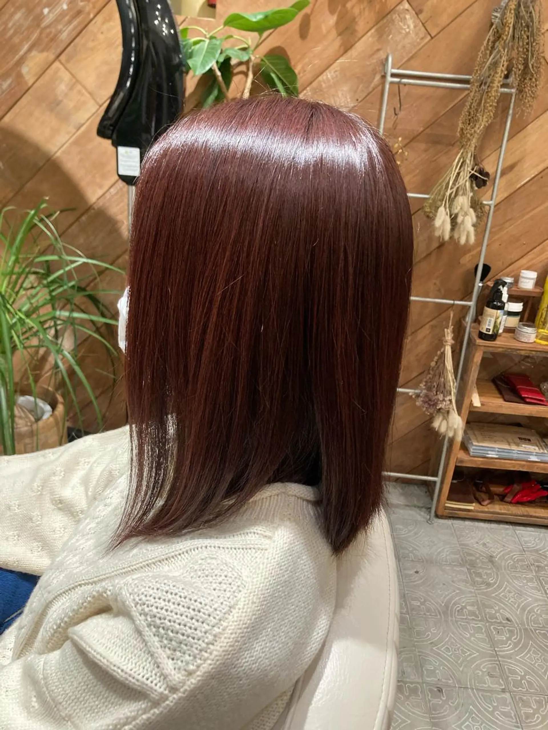 ミディアム カラー ピンクカラー Lattan cositu所属・大方 いくみのヘアスタイル