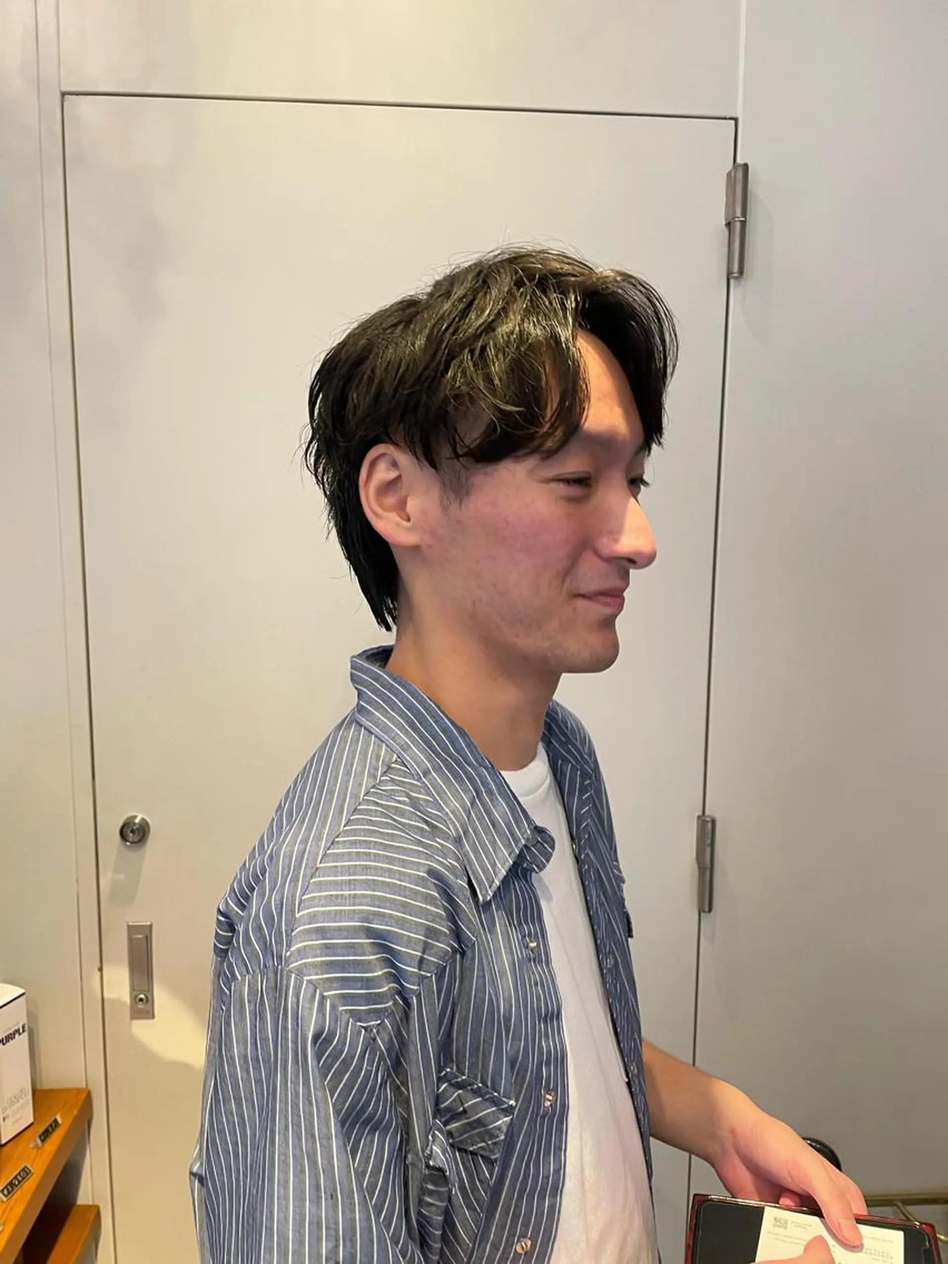 パーマ メンズ RIN／韓国ヘア レイヤーカットのヘアスタイル