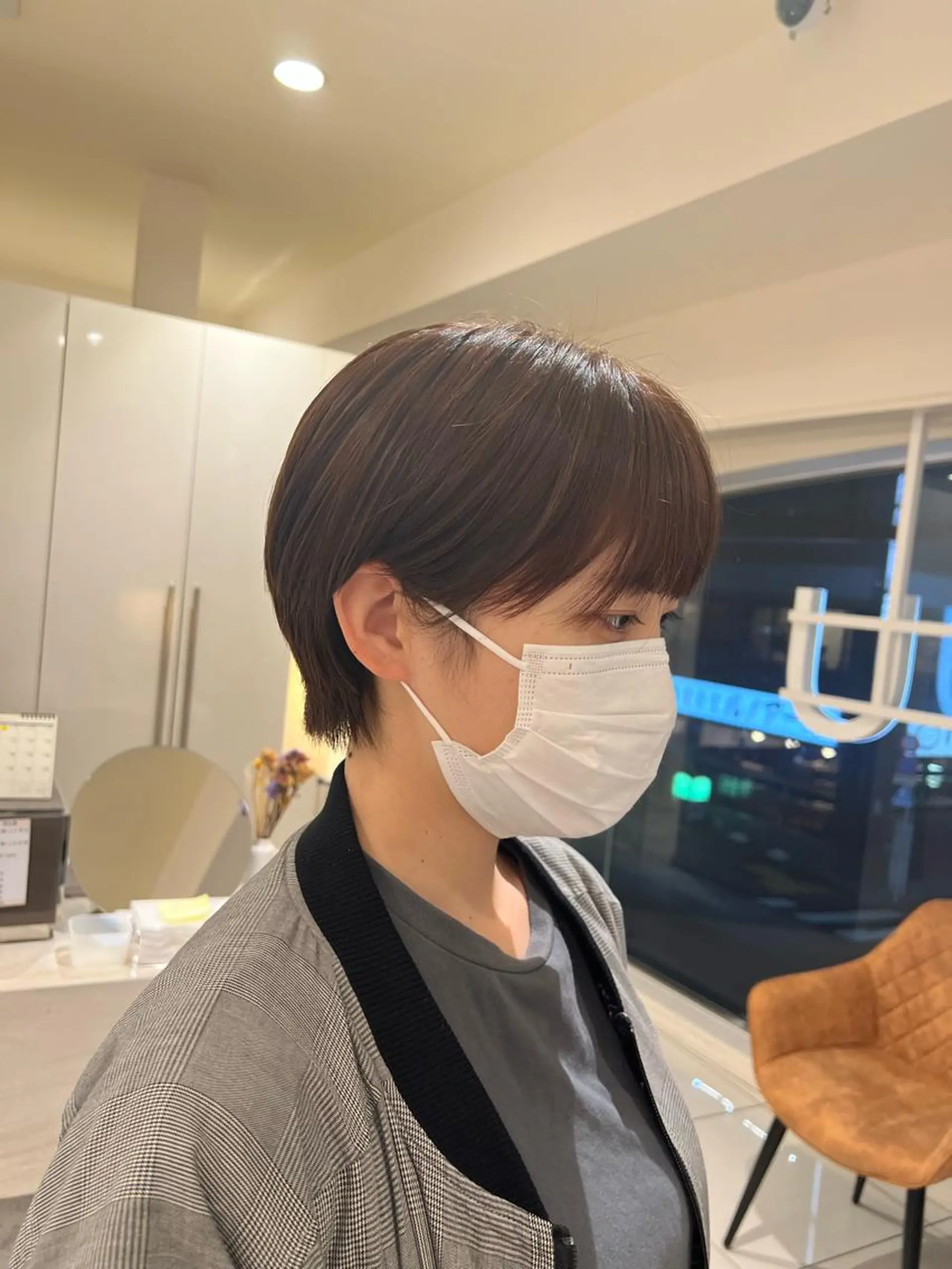 ショート ショートヘア 顔まわりカット🥀 原ちひろのヘアスタイル