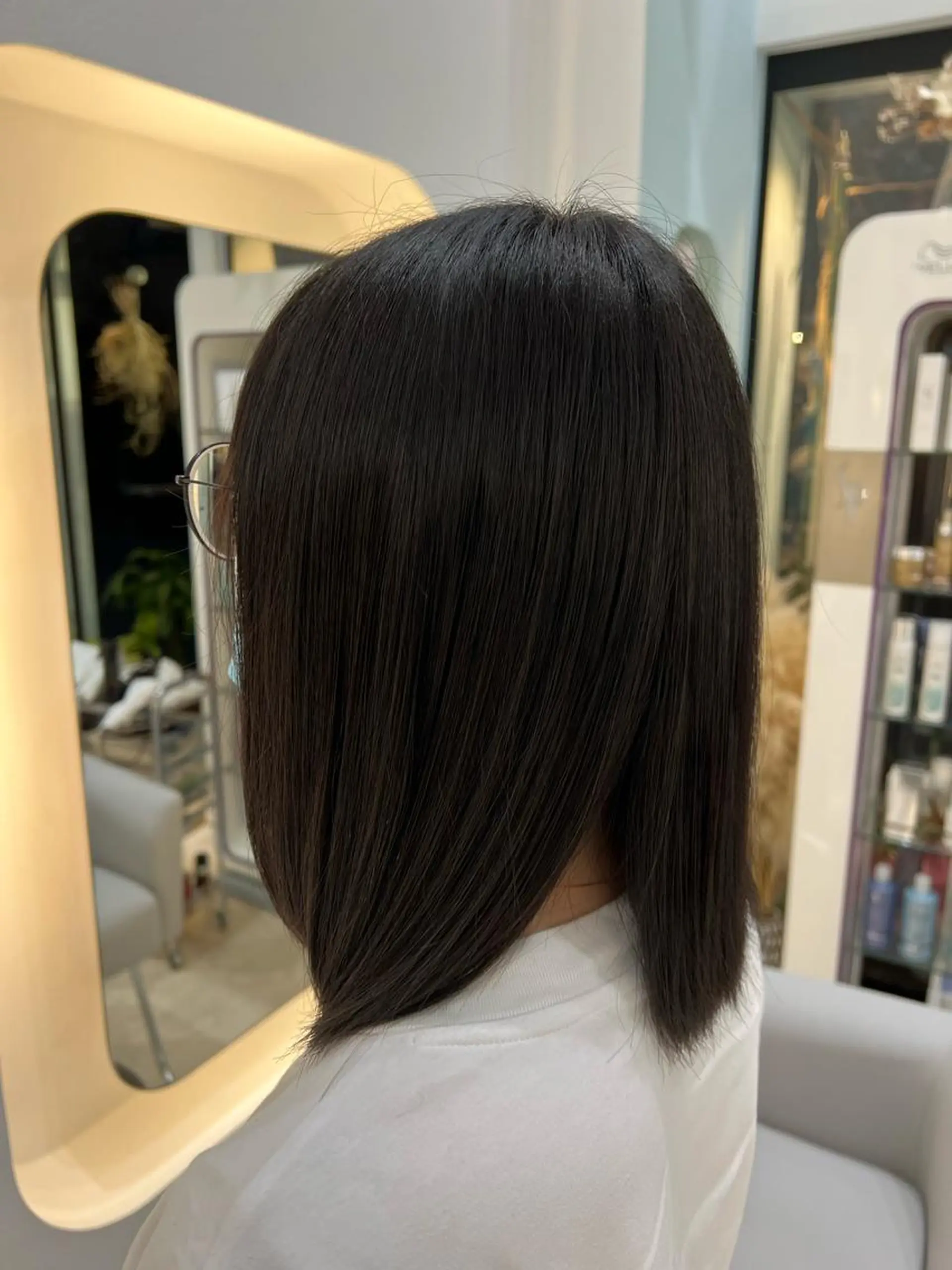 ミディアム カラー パーマ ヘアアレンジ 堀井 凌平のヘアスタイル