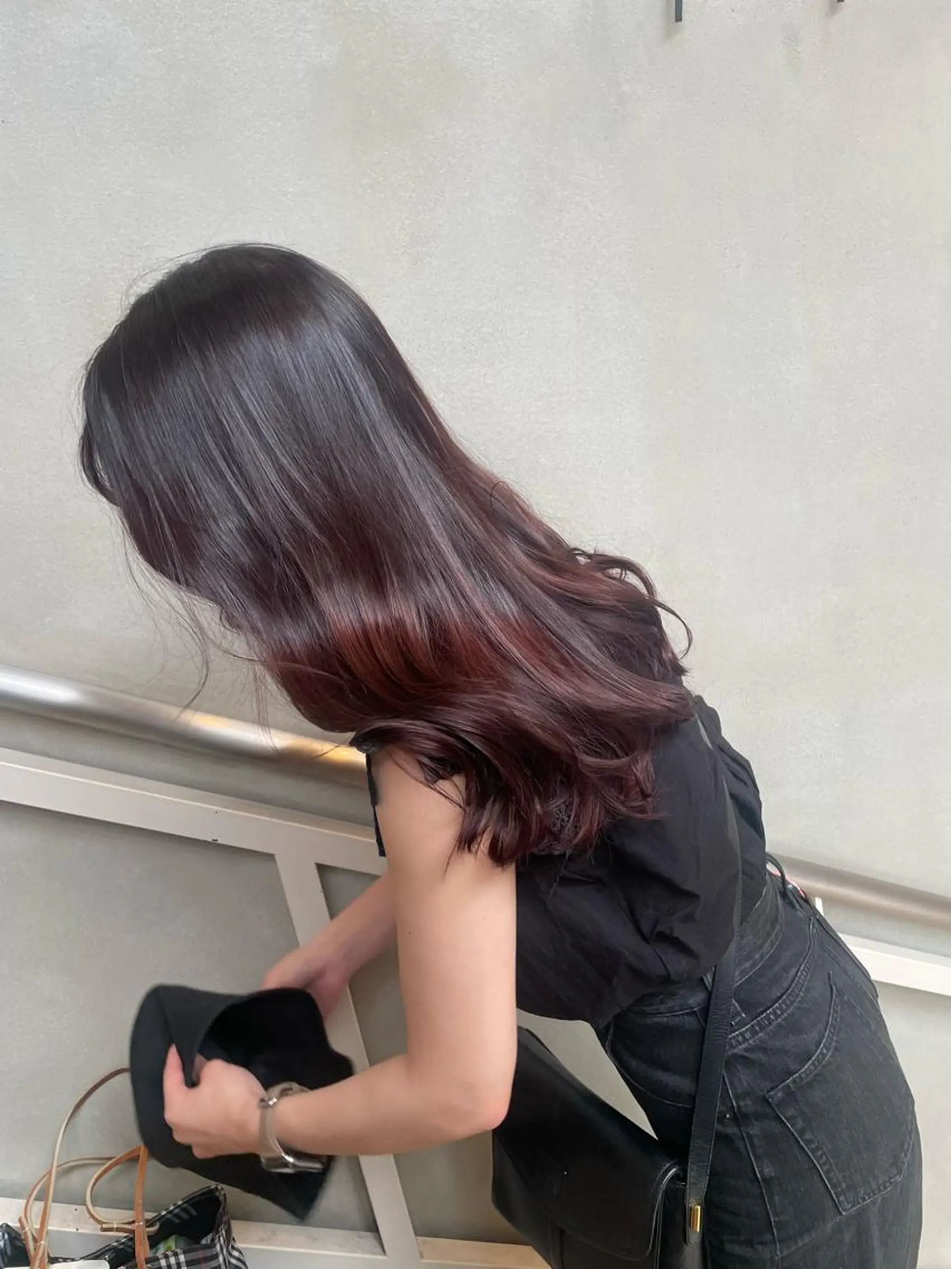 ロング ヘアカラー 佐藤 永夏のヘアスタイル