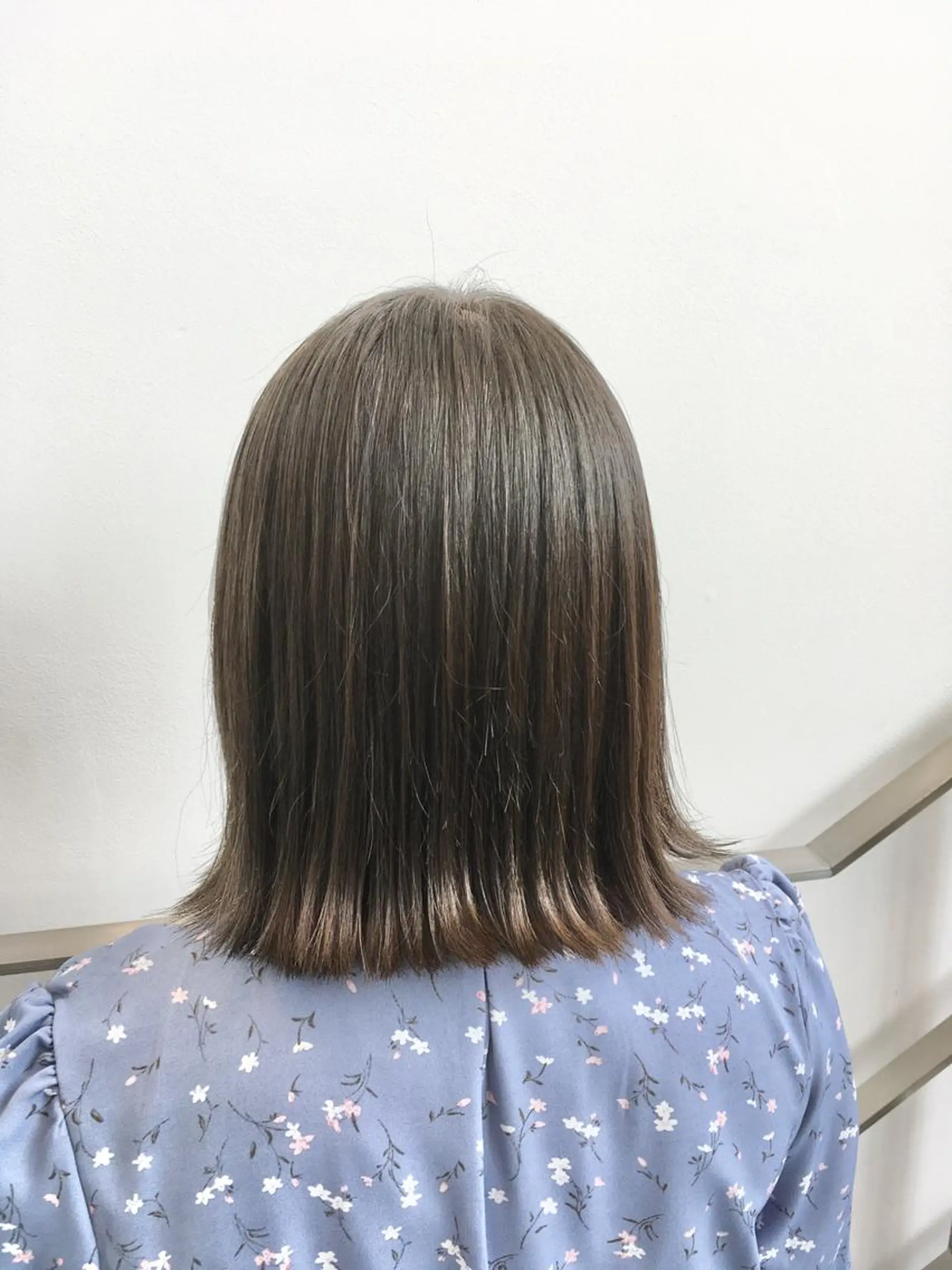 ミディアム カラー ブルーカラー ブルージュ ヘアカラー トリートメント ヘッドスパ ヘアセット go today shaire salon 本店所属・yoshi ☆のヘアスタイル