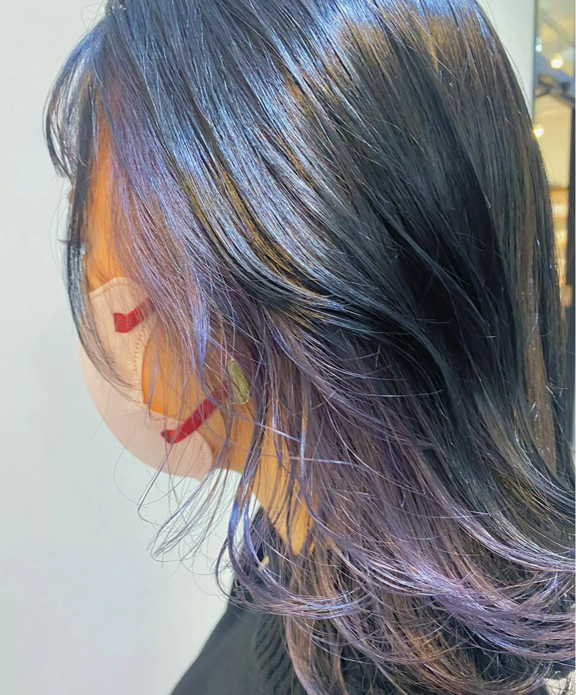 ミディアム ミディアムパーマ ボブ デート ハイライト 髪質改善 カット ヘアカラー トリートメント ♡オシャ髪♡AI ✂️newi町田のヘアスタイル