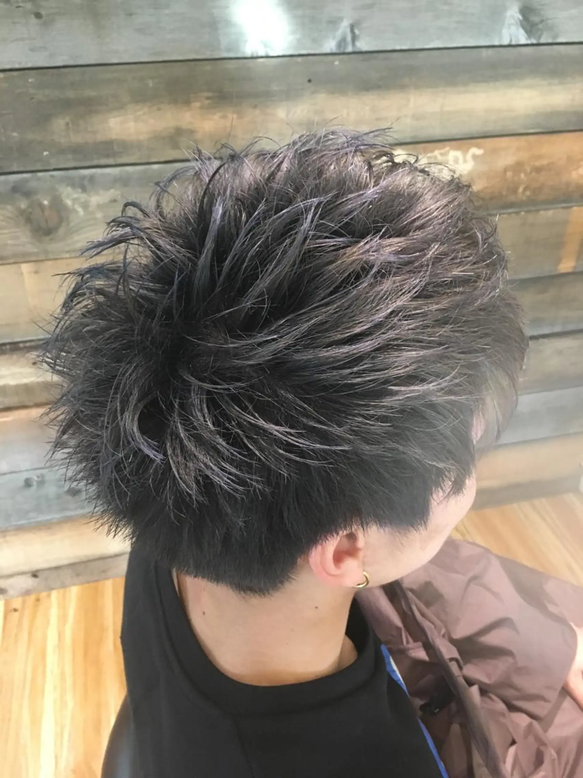 ショート カラー メンズ カット ヘアカラー 仁 ジンのヘアスタイル