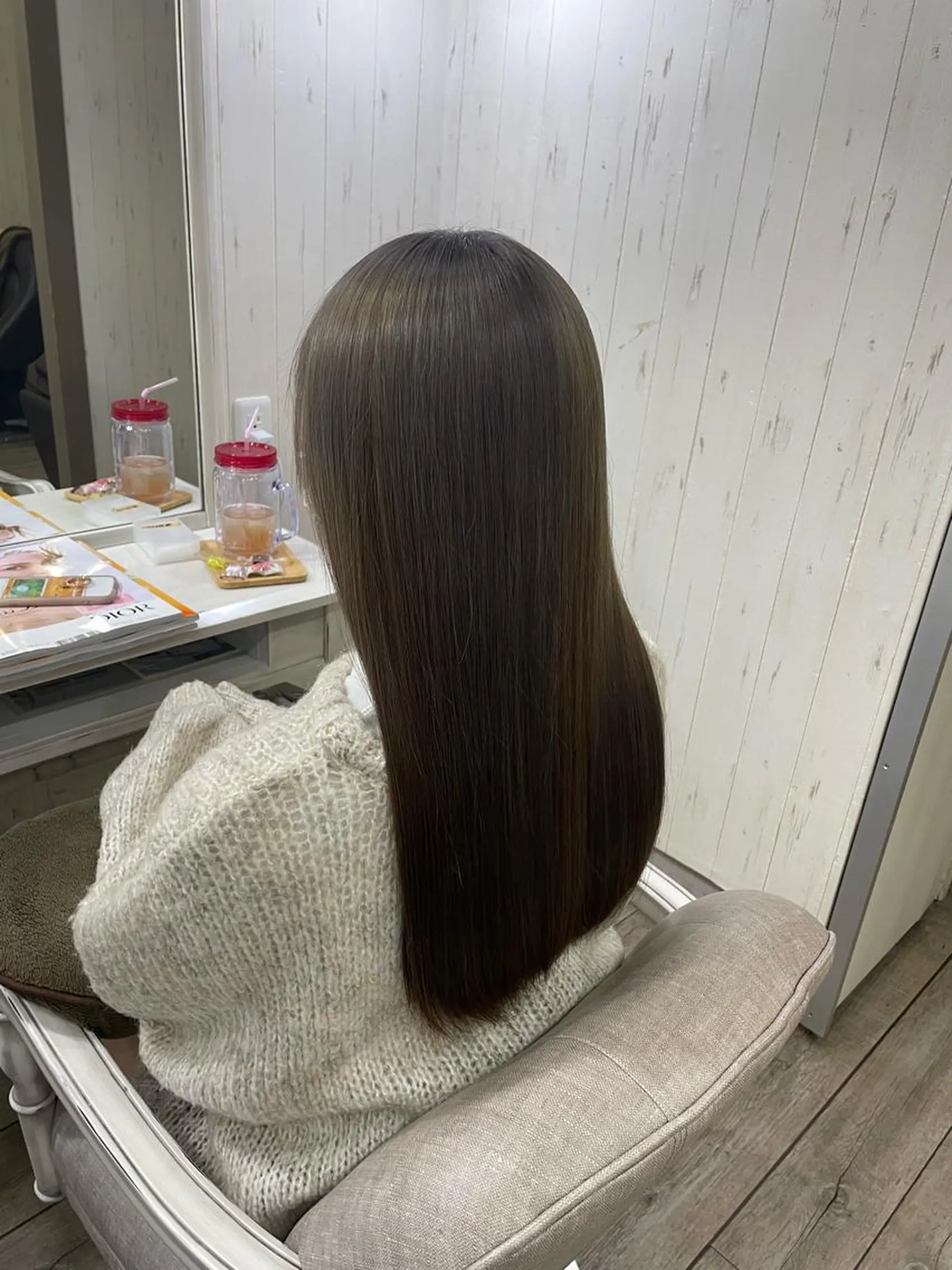 ロング カラー カット ヘアカラー トリートメント イシジマ タカナリのヘアスタイル