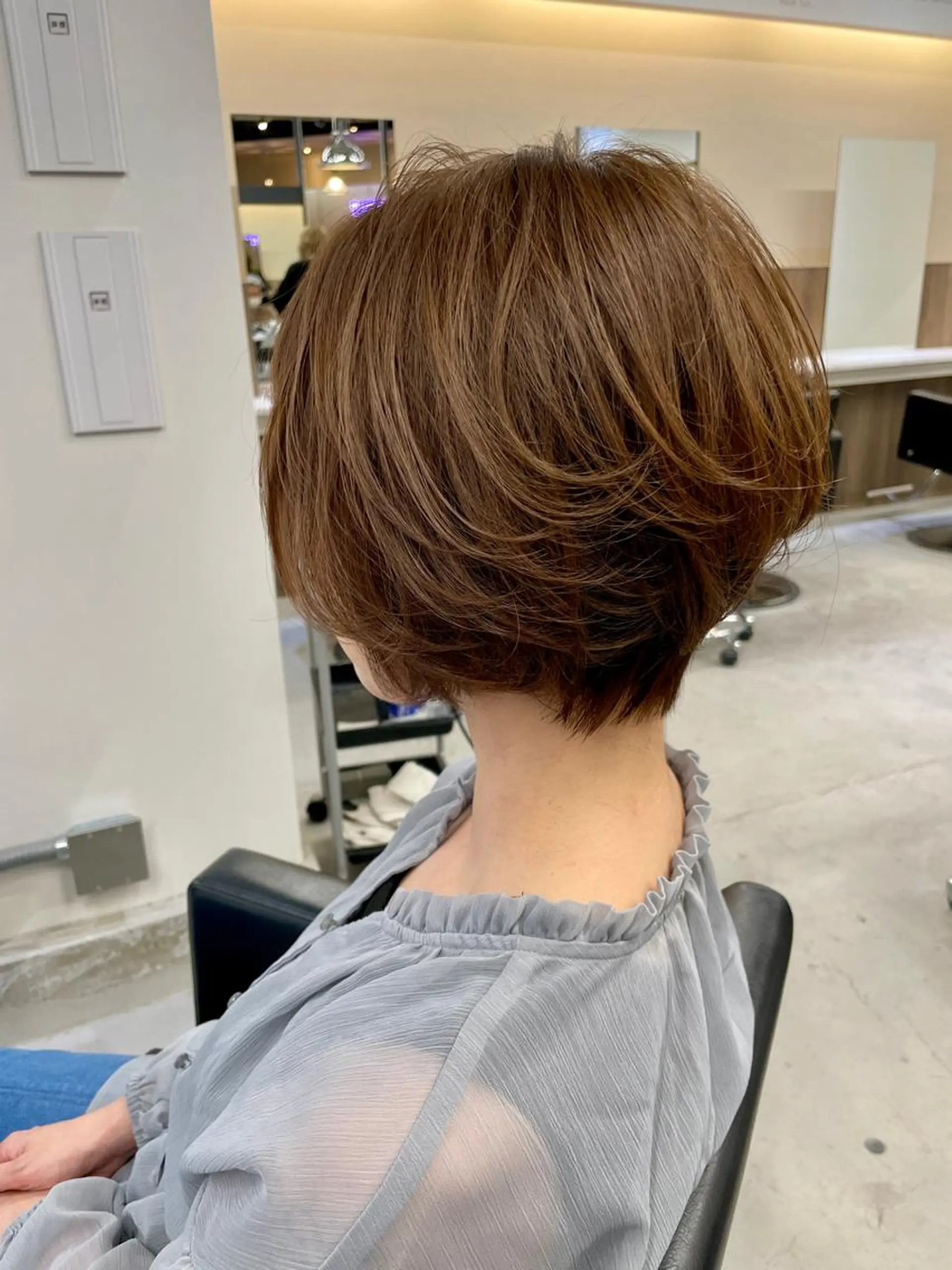 ショート ショートヘア カット パーマ 福永速人 /メンズパーマのヘアスタイル
