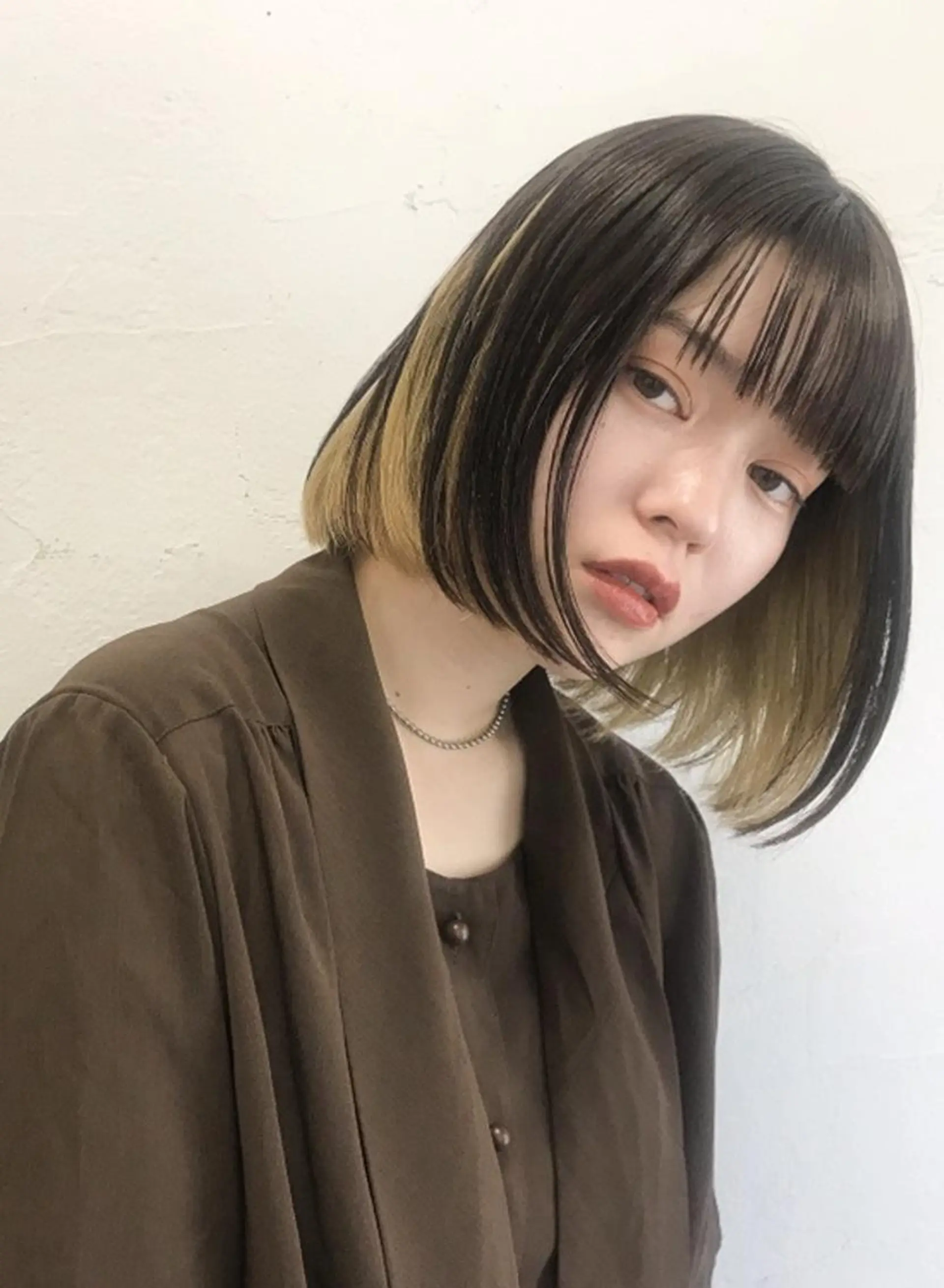 ミディアム カラー カット トリートメント ⛑️髪質改善請負人 ⛑️ヤマザキタカヒトのヘアスタイル
