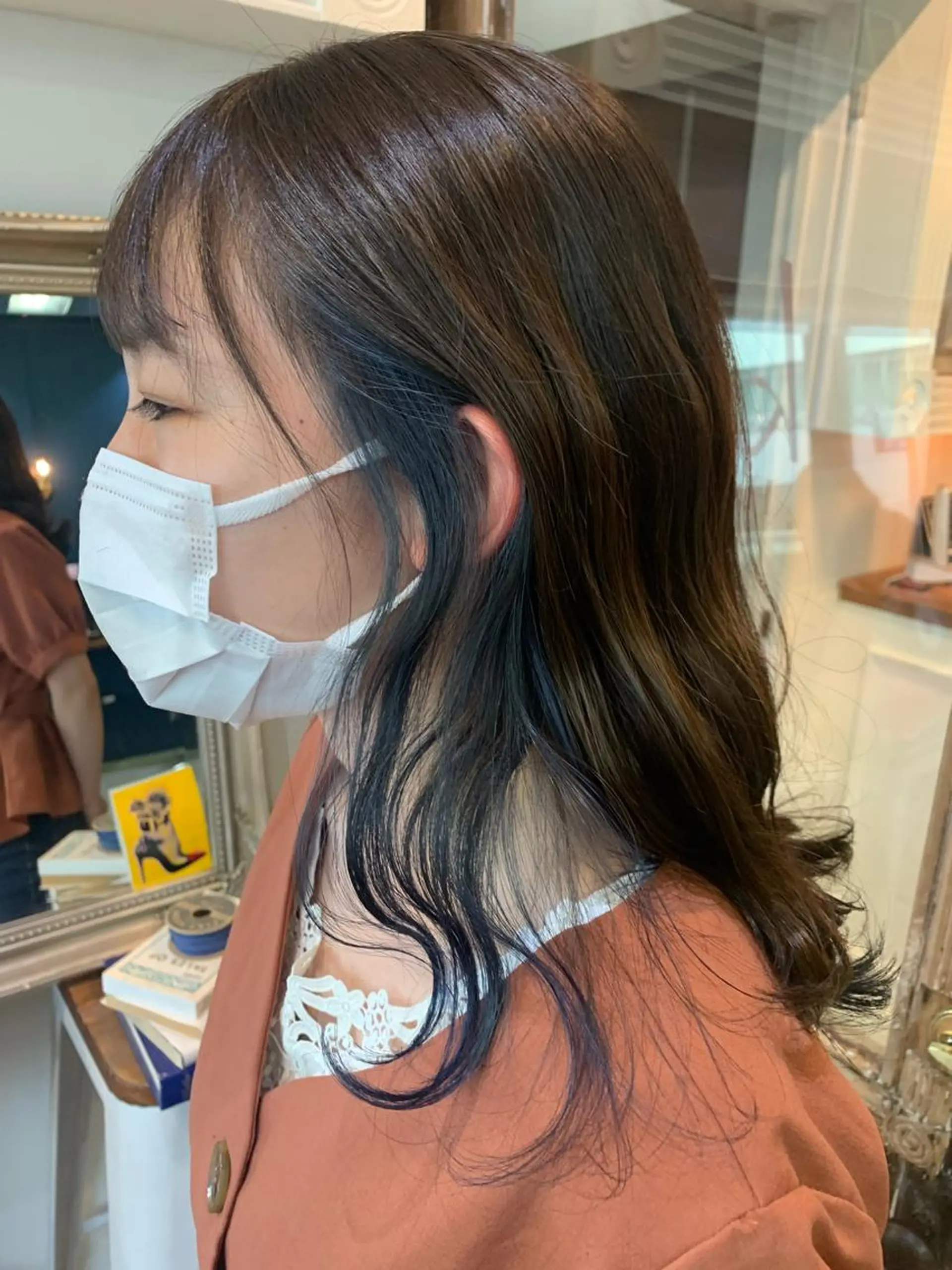 セミロング ヘアカラー トリートメント ヘッドスパ ヘアセット 山口 竣也のヘアスタイル