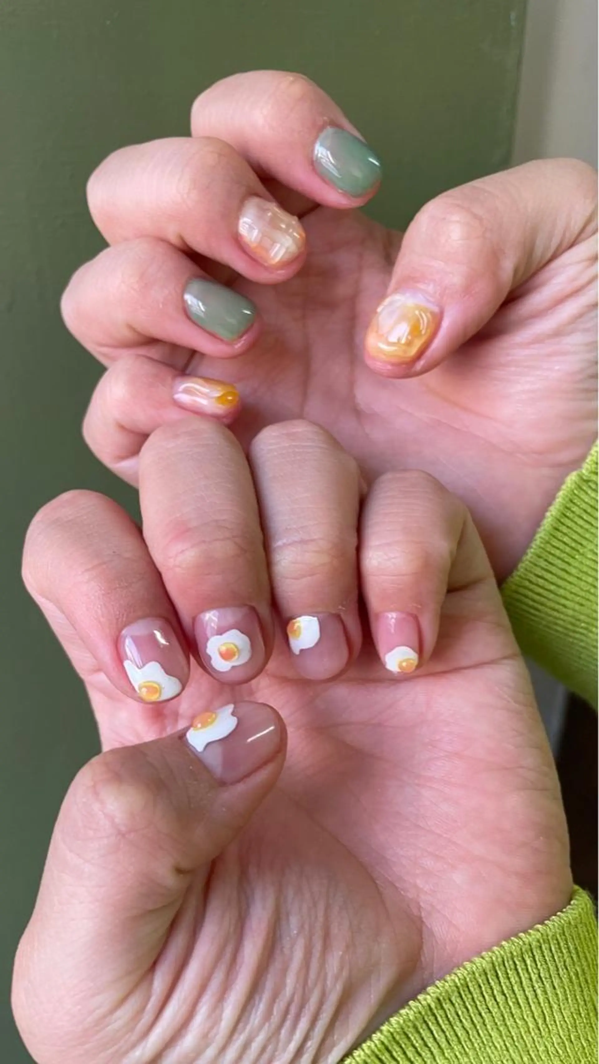 ネイル ハンドネイル フットネイル ゆびノさき茨木店 ニュアンス/アートのネイルデザイン