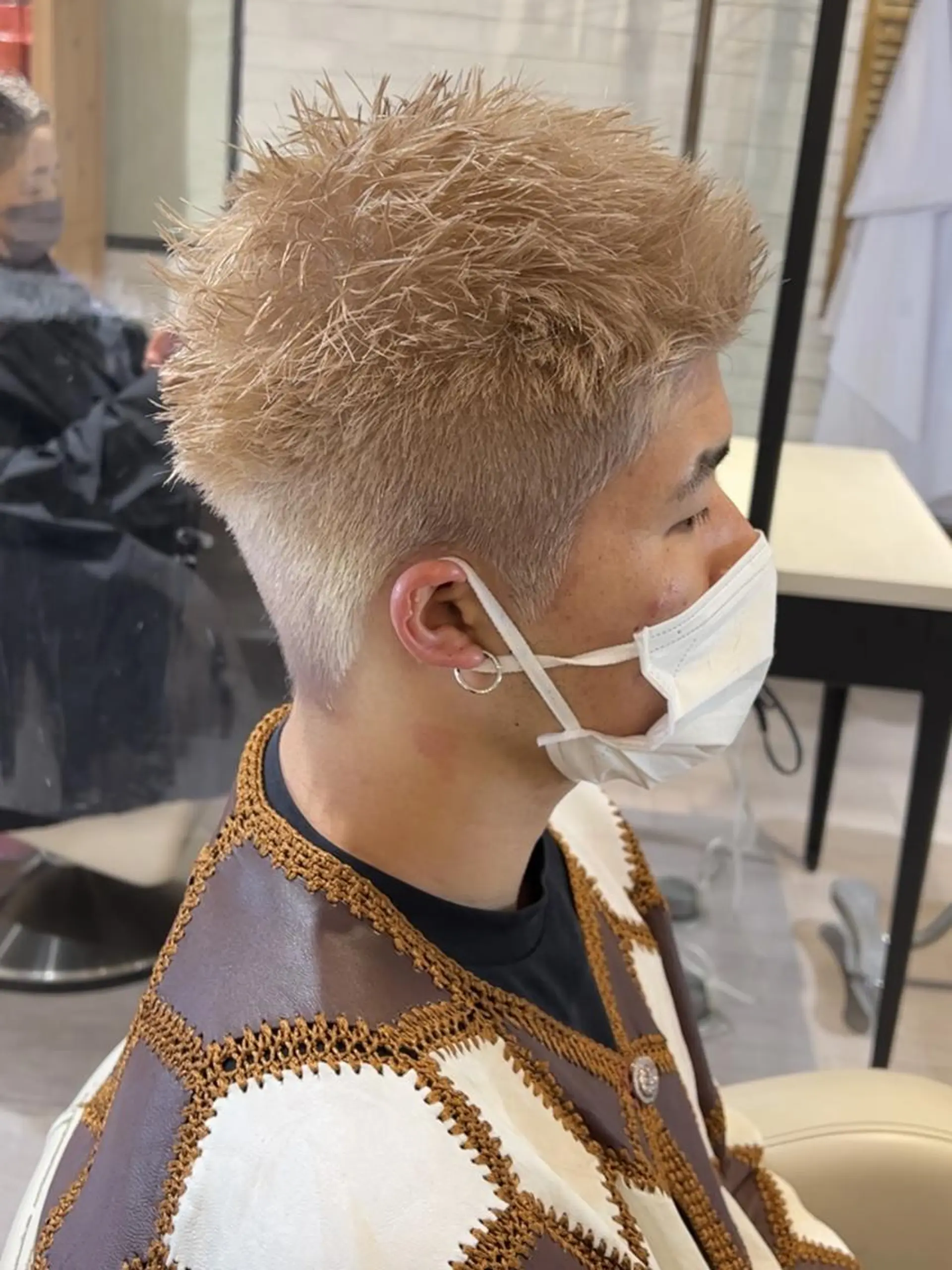 ショート カラー メンズ カット ヘアカラー トリートメント メンズパーマ/ メンズカット/タクヤのヘアスタイル