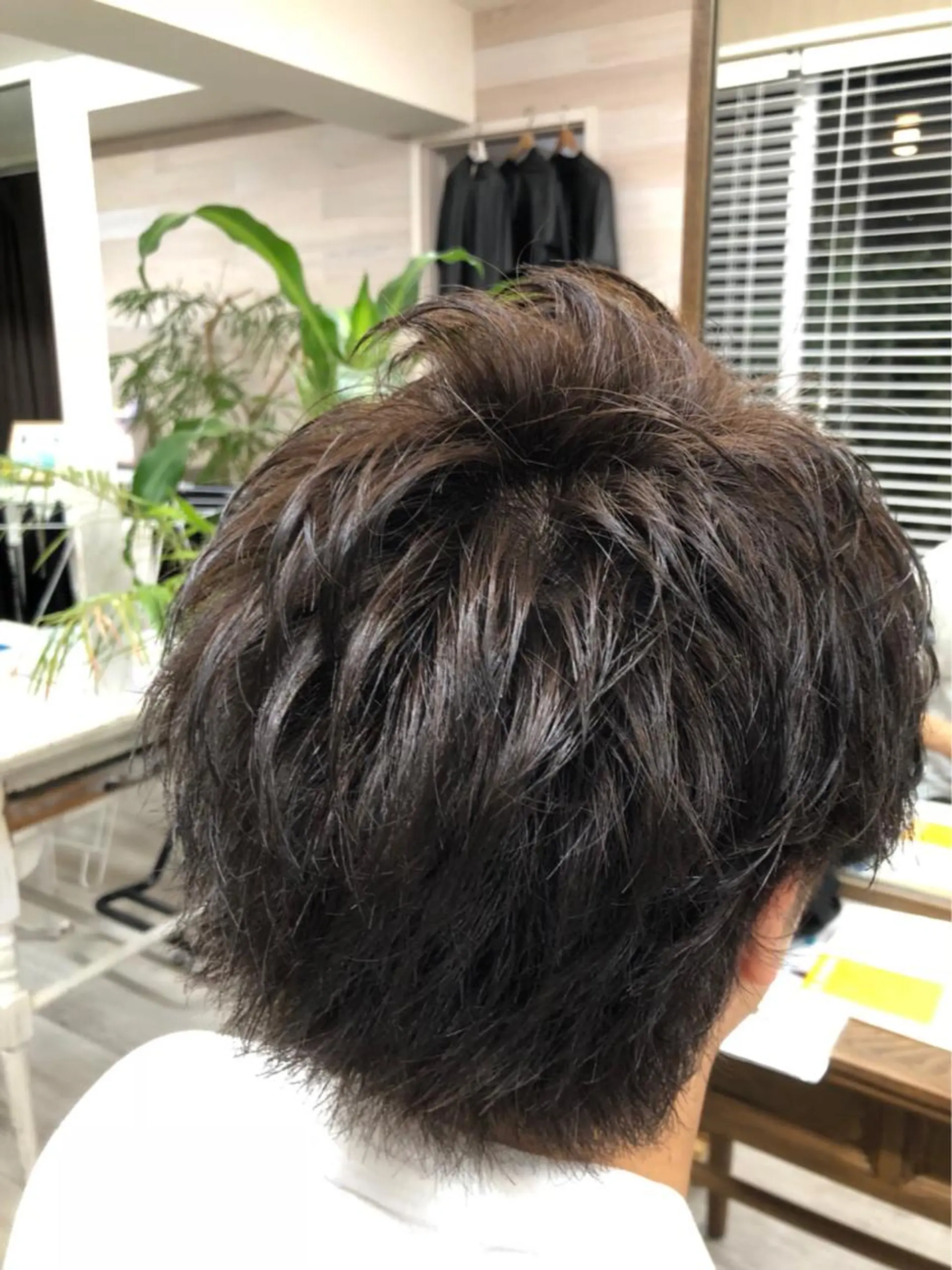 カラー ブルーカラー 🌈ショートボブ⚪︎ 暖色🌈村山武史のヘアスタイル