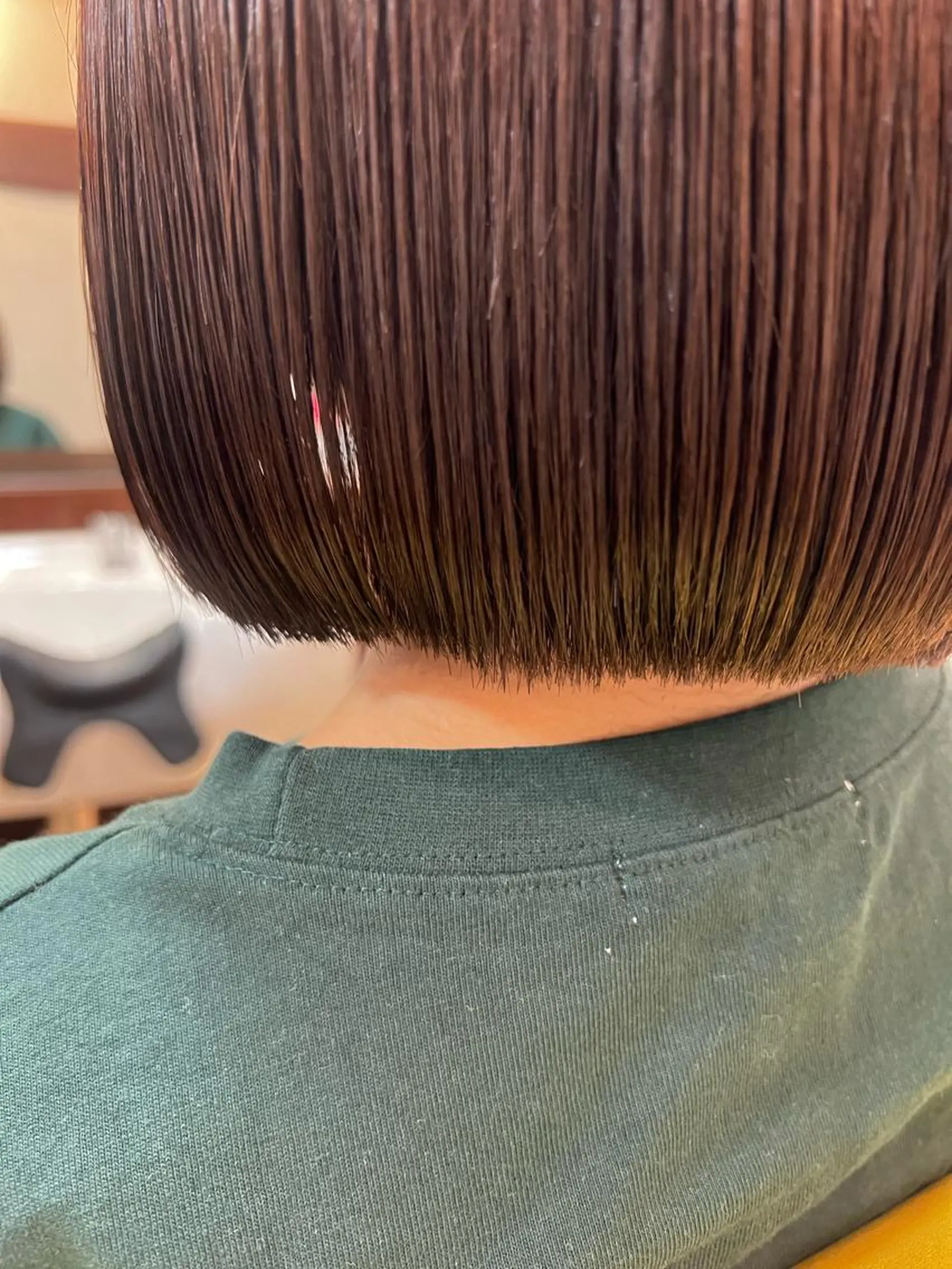 ショート カラー ヘアアレンジ 切りっぱなしボブ ボブ 似合わせカット 小顔カット hair  bh.maara所属・bh.maara デザイン／ハイトーンのヘアスタイル