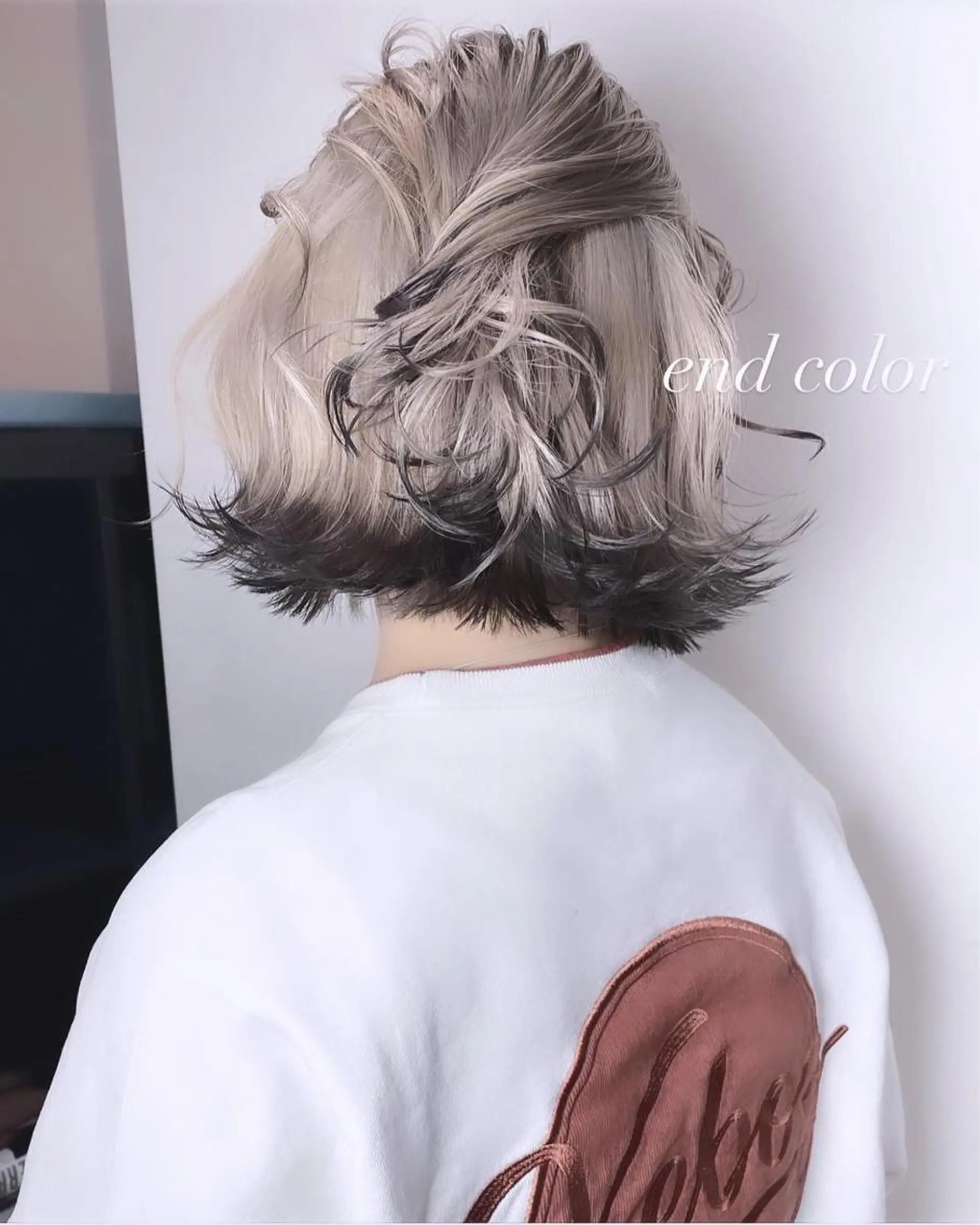 ミディアム カラー カット ヘアカラー トリートメント ヘアセット 💜ハイトーン💛 マジカルかいちゃんのヘアスタイル