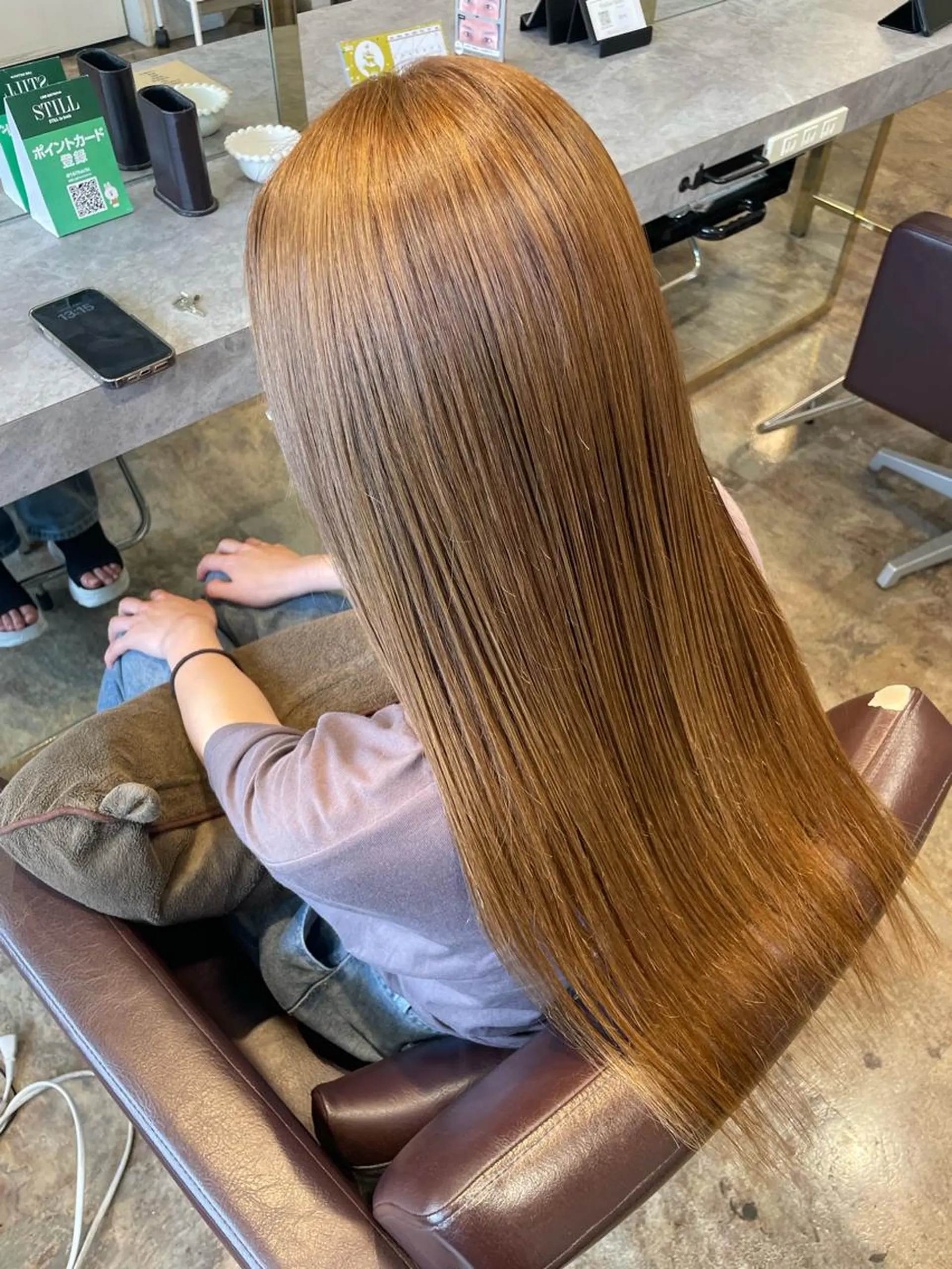 ロング トリートメント 森 愛佳のヘアスタイル