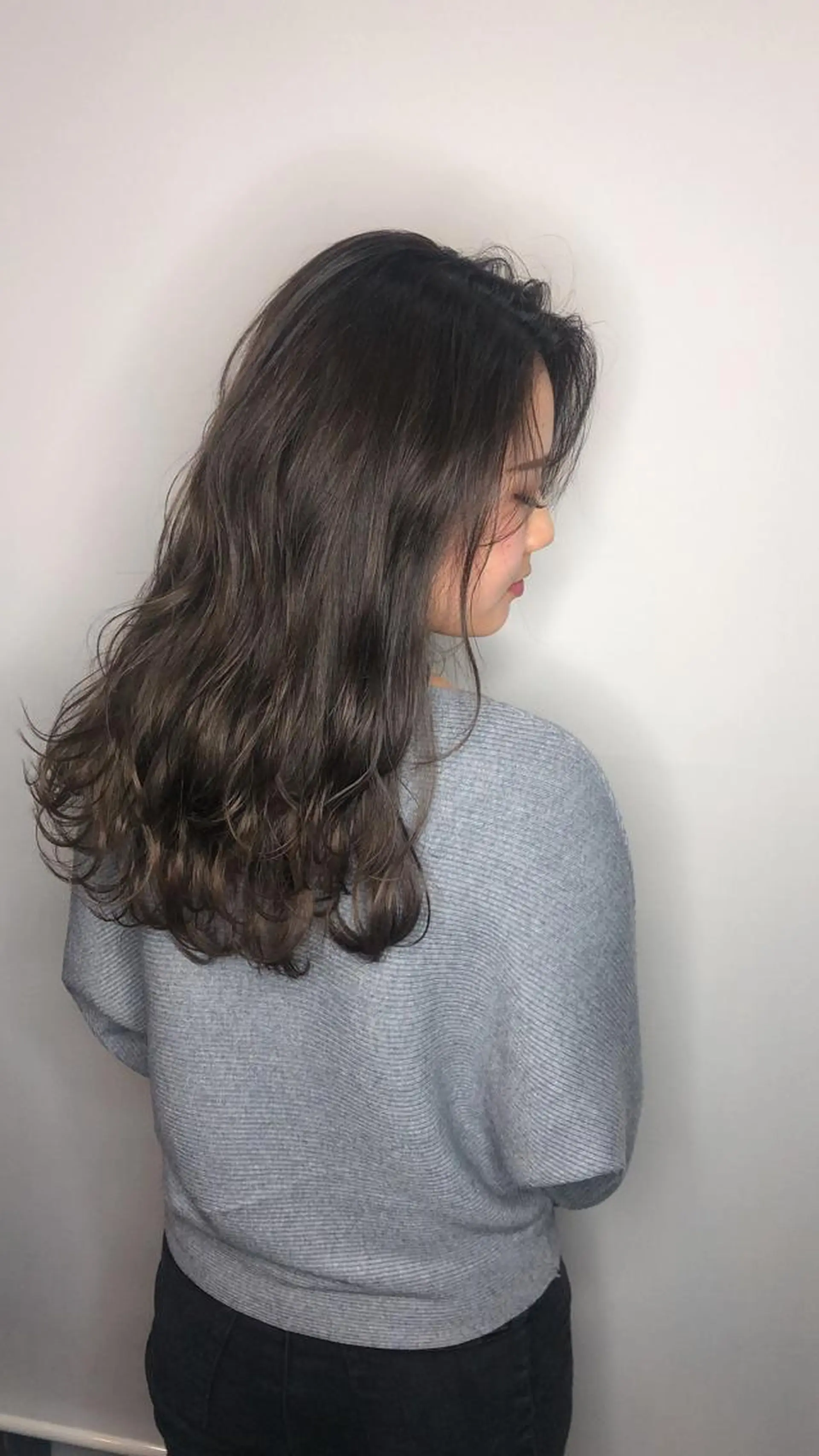 ロング カラー ヘアセット 前川 万都里のヘアスタイル